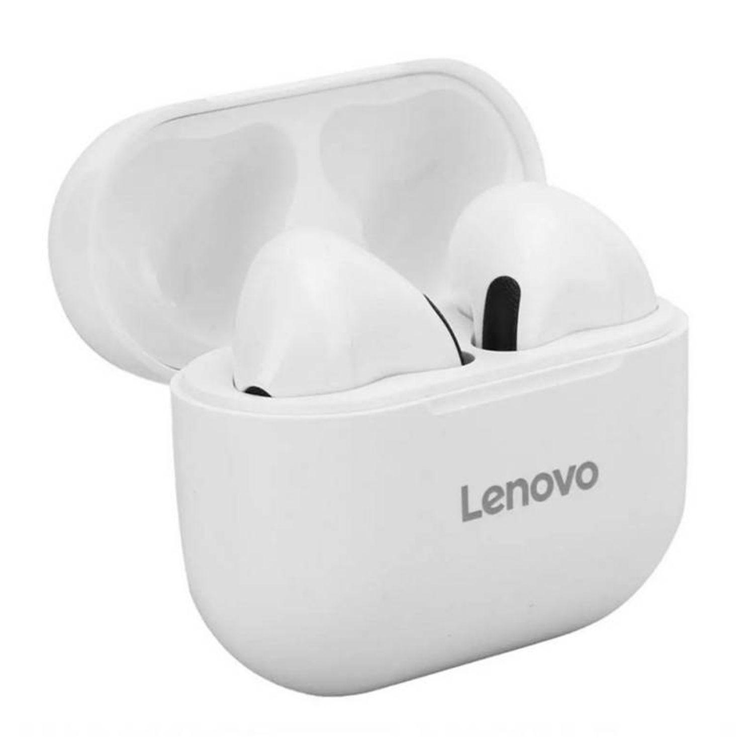 Audífonos Inalámbricos Lenovo LP40 Blanco-2