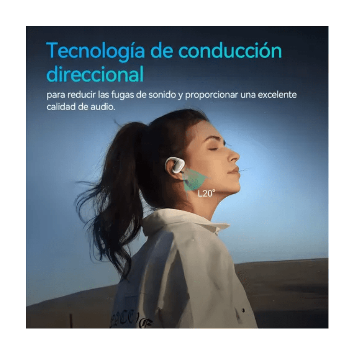 Audifonos Inalámbricos Qcy Crossky Gtr2 Blanco Nube-7