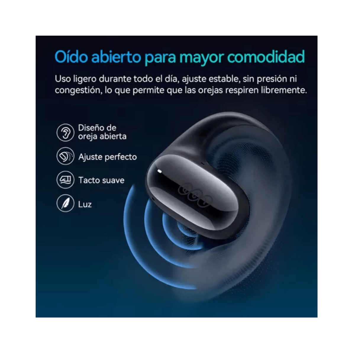 Audifonos Inalámbricos Qcy Crossky Gtr2 Negro-4