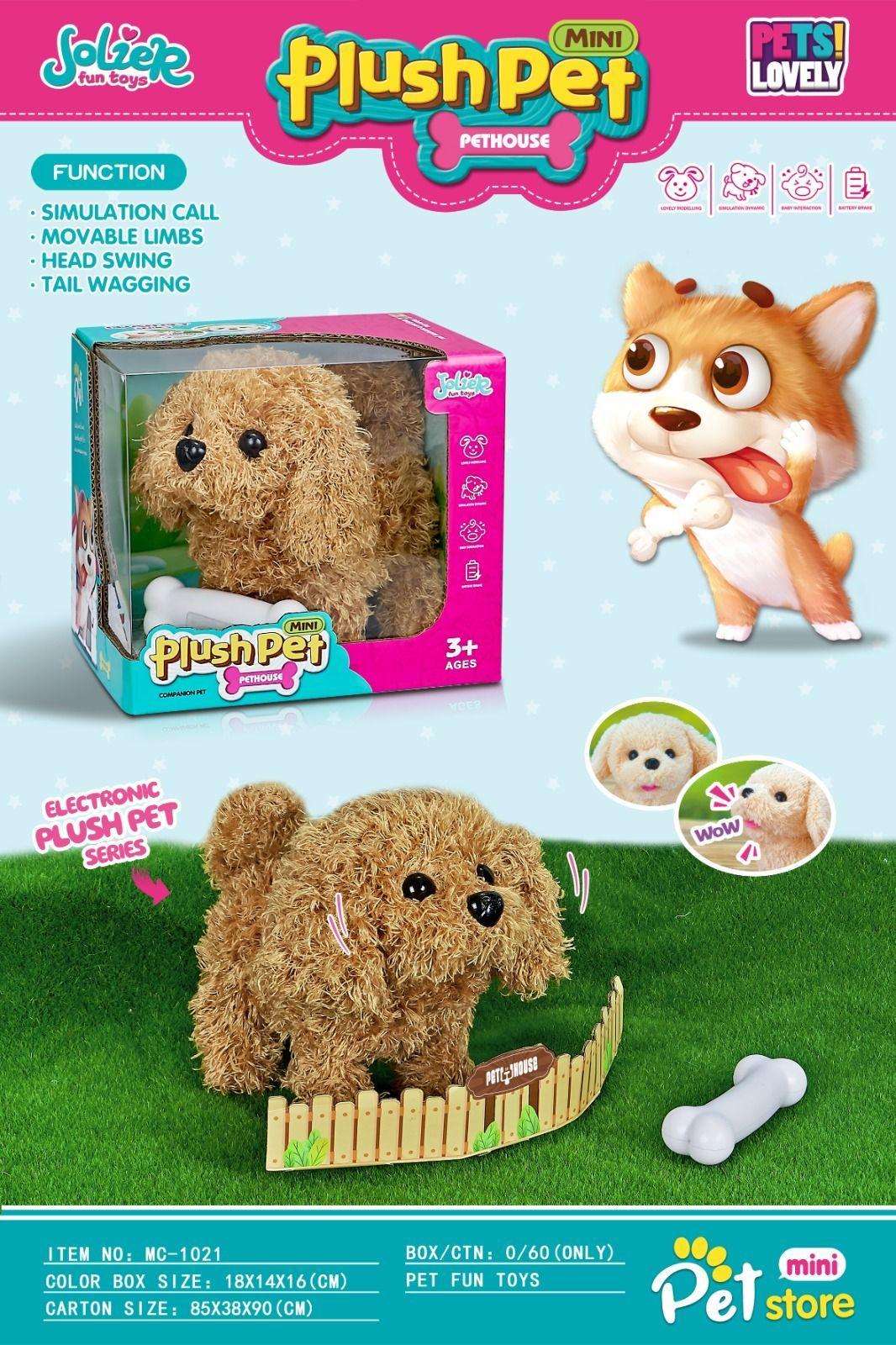  Perro Peluche Cafe Electrónico Mueve Y Ladra-2
