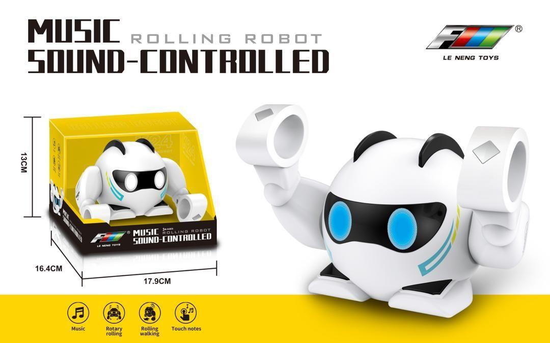 Juguete Robot Giratorio Musical Con Control Tactil-1