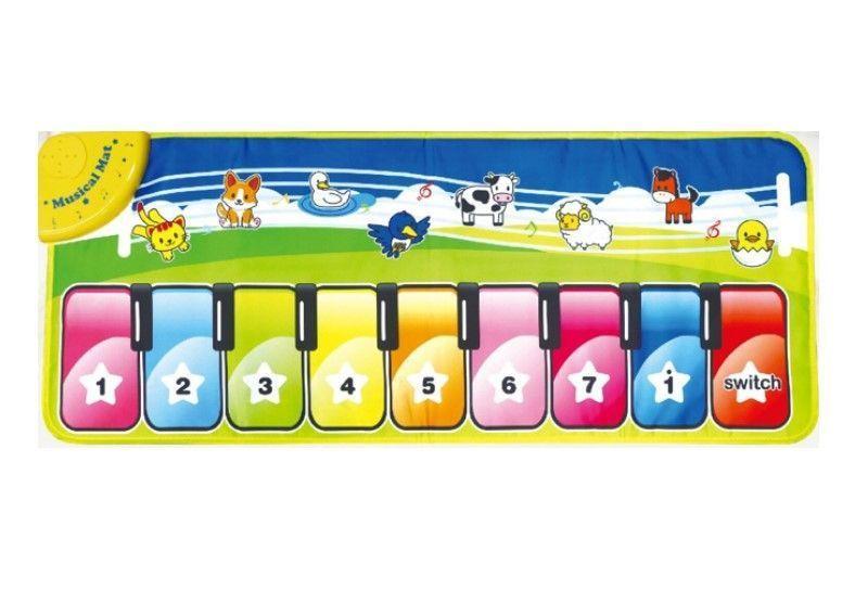 Piano Touch Musical Alfombra Azul Bebes Niñ@s -0
