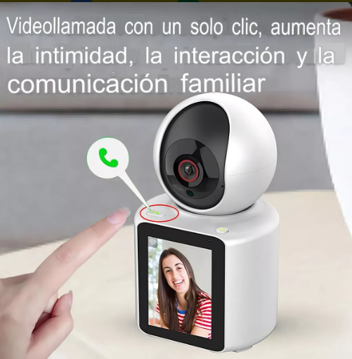 Monitor Bebé, Cámara de Seguridad, dual audio y video, detección de Movimiento y Llanto-3