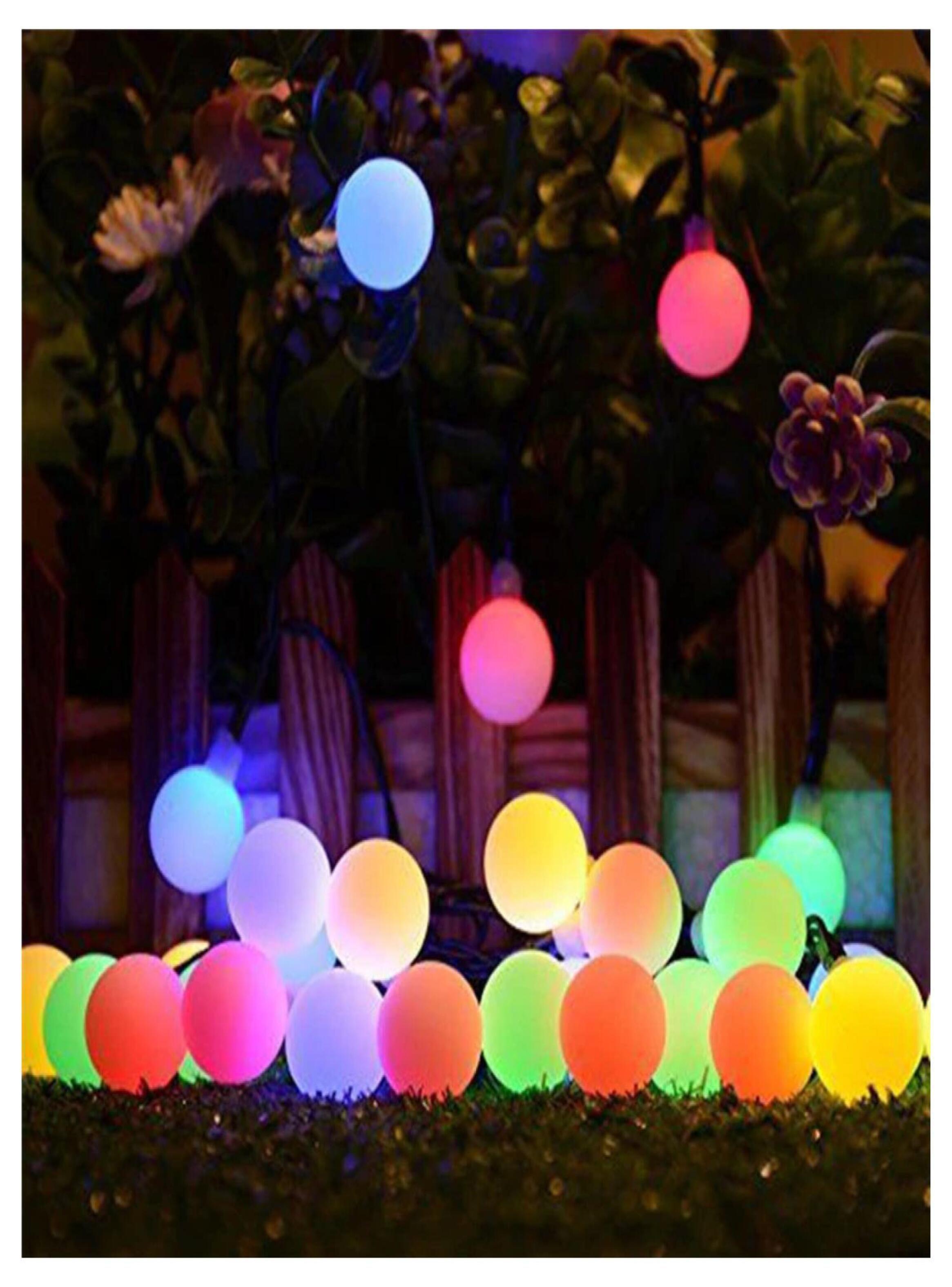 Guirnaldas LED solares de colores para Navidad-1