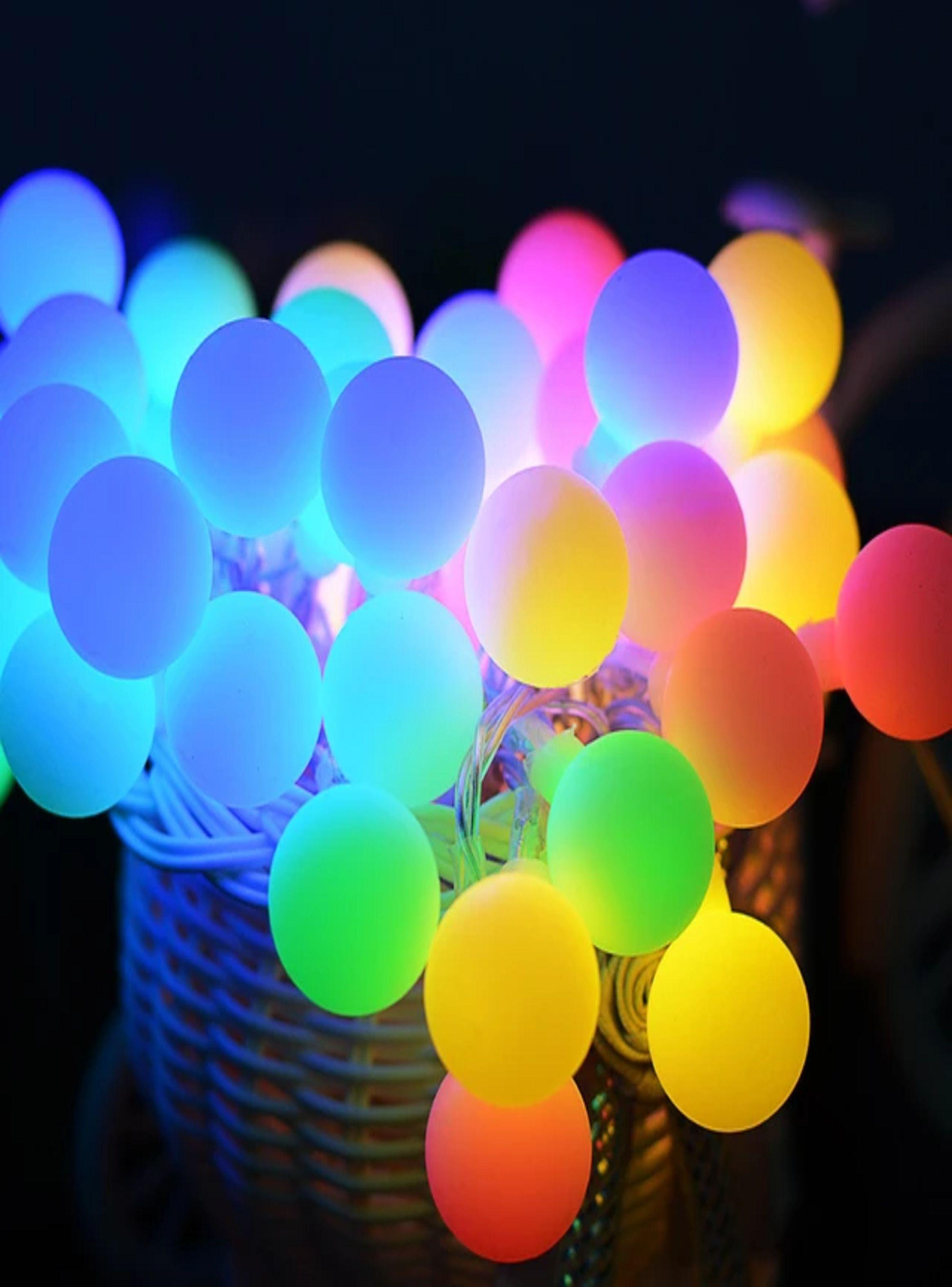 Guirnaldas LED solares de colores para Navidad-2