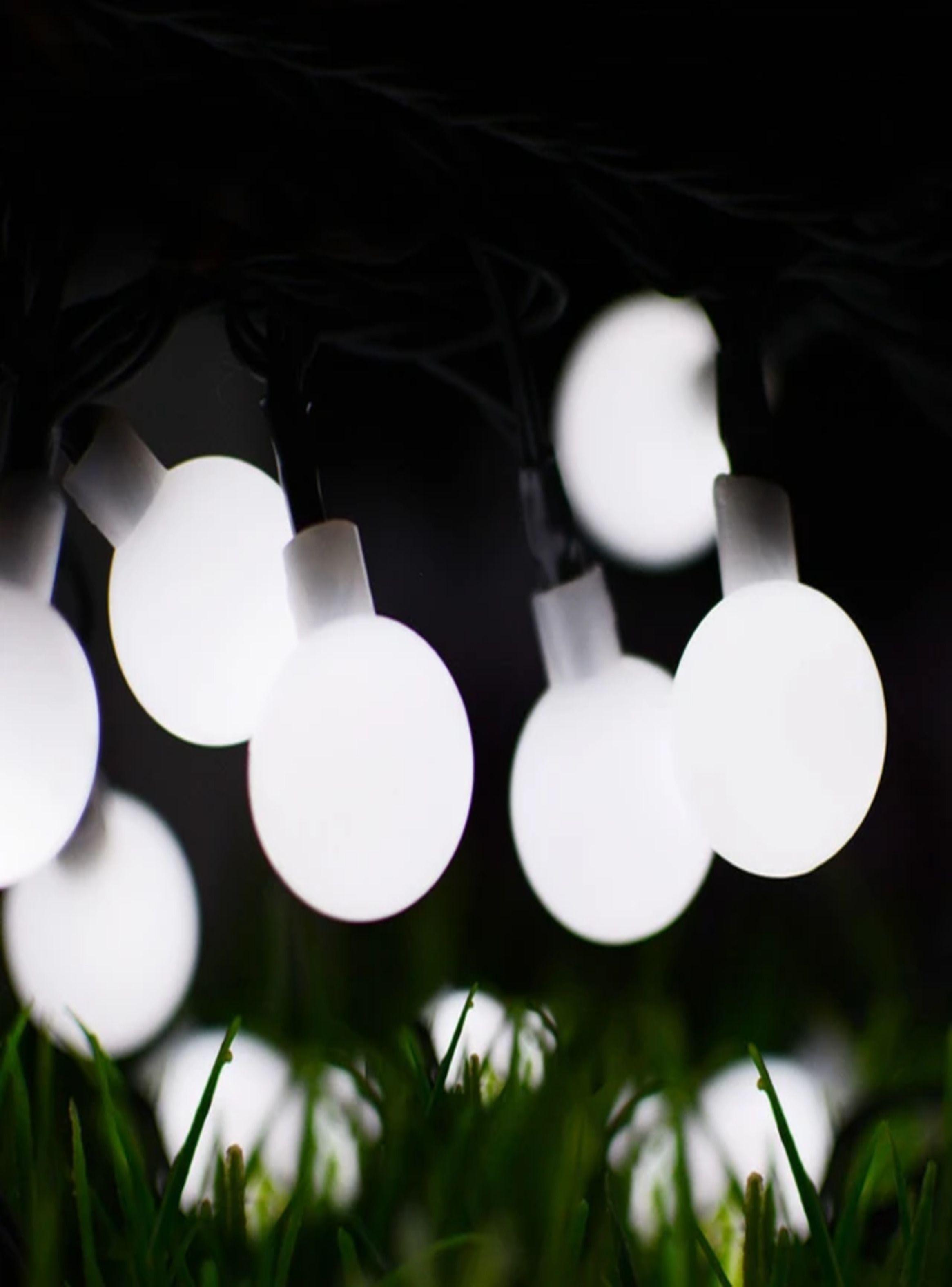 Guirnaldas LED solares de colores para Navidad-5