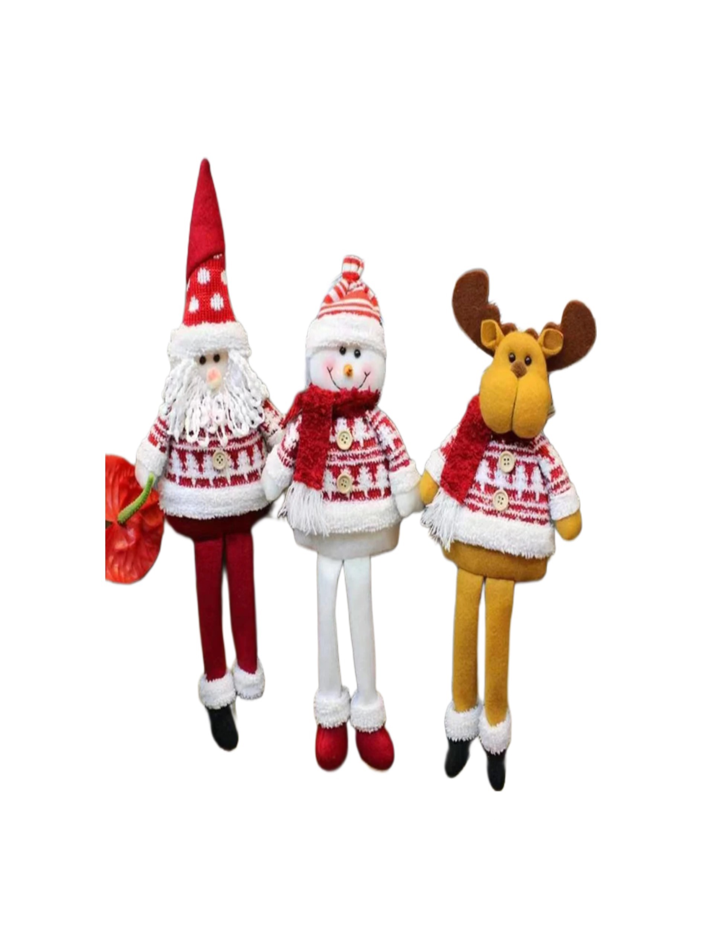 Muñeco Sentadito Muñeco de Nieve Navidad-4