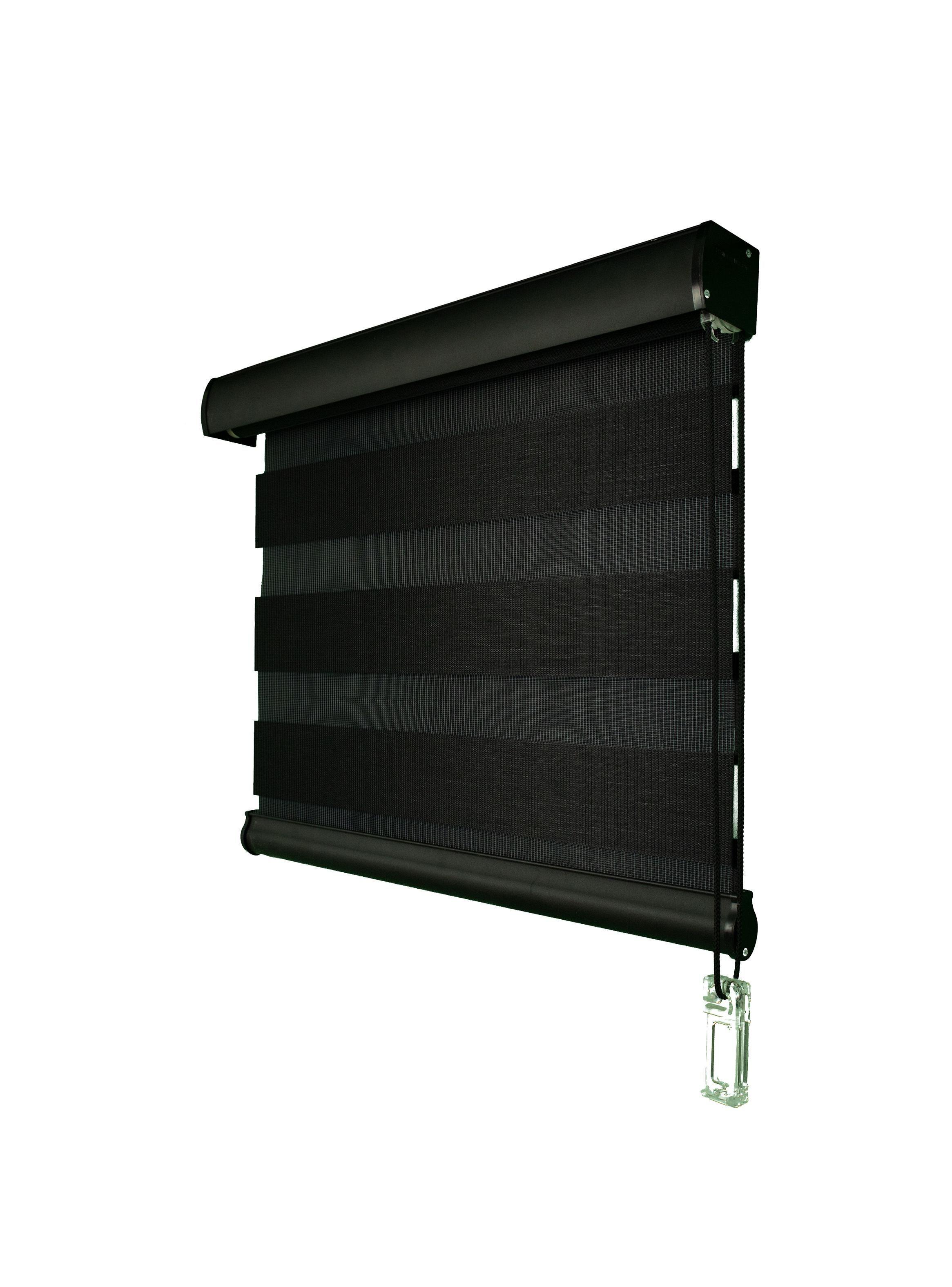 Cortina Roller Duo Comfort 160x240 cm-Negro-2