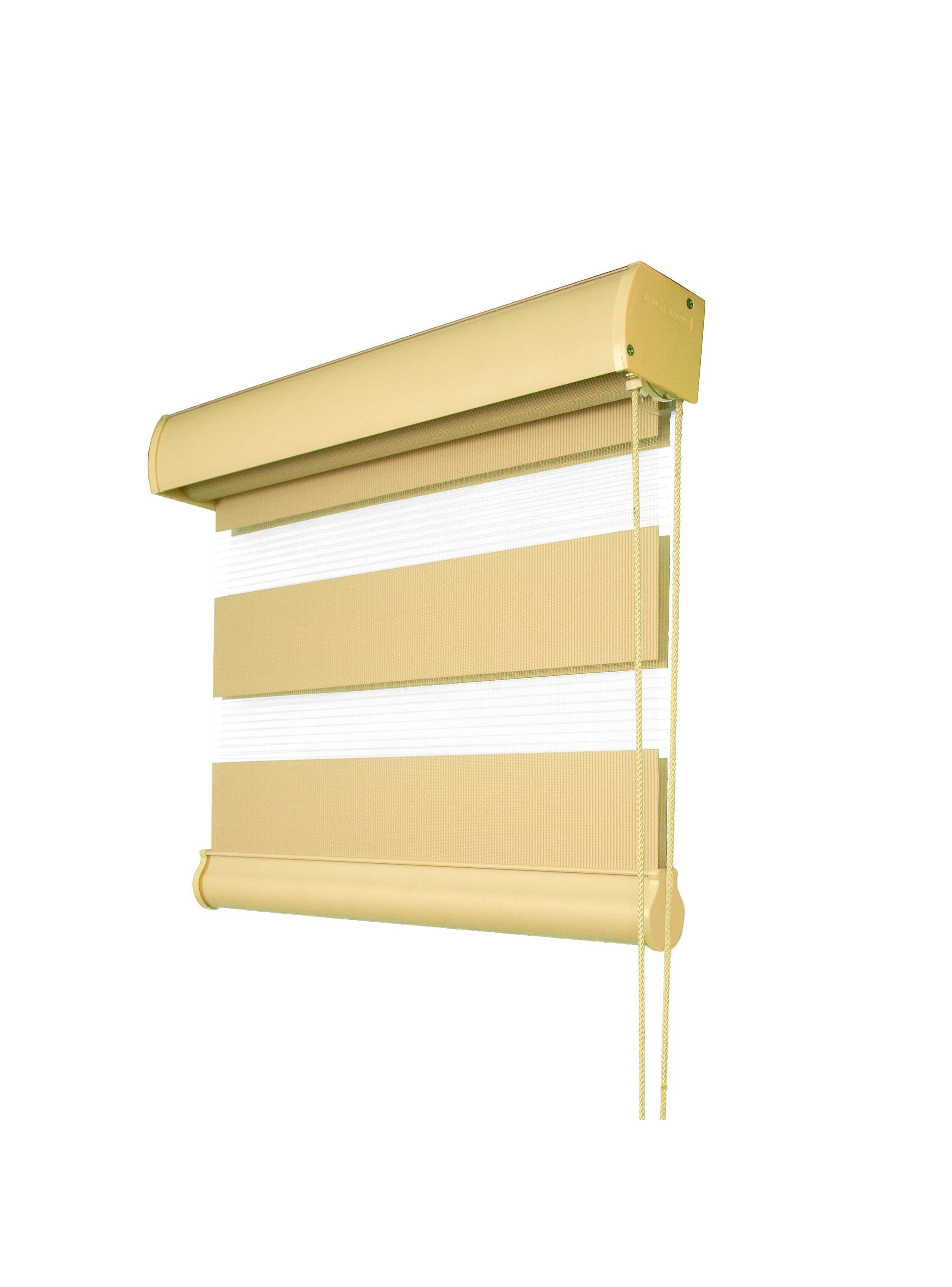 Cortina Roller Duo Arcadia 200x180 cm-Beige-2