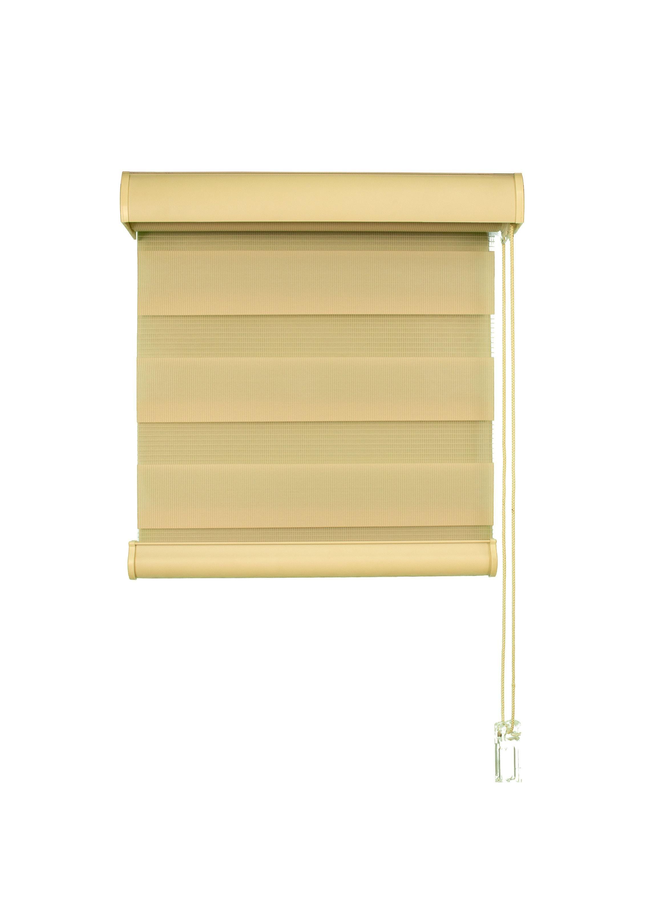 CORTINA DUO ARCADIA 120X240 CM BEIGE-1