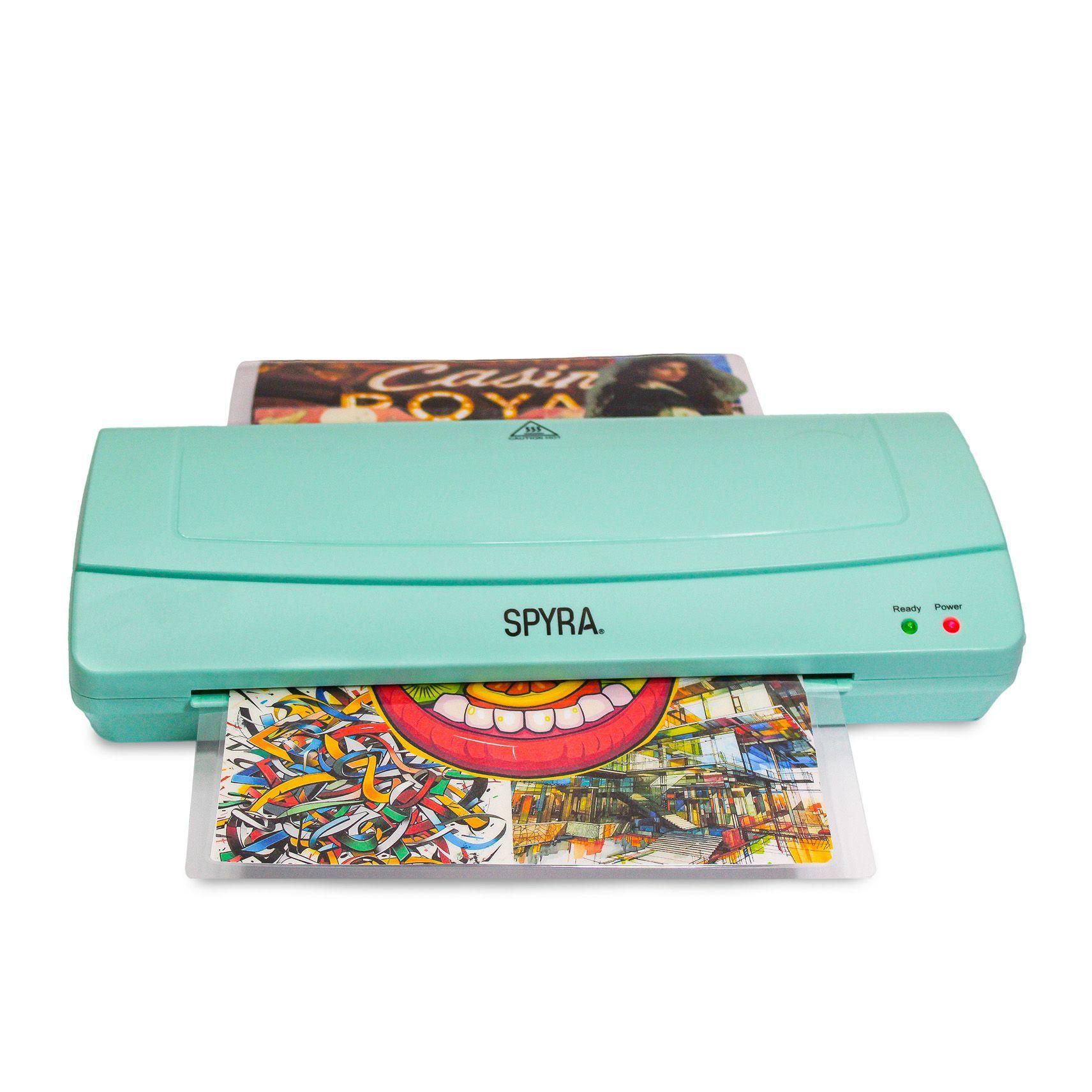 Termolaminadora Plastificadora Spyra Lite Turquesa-2