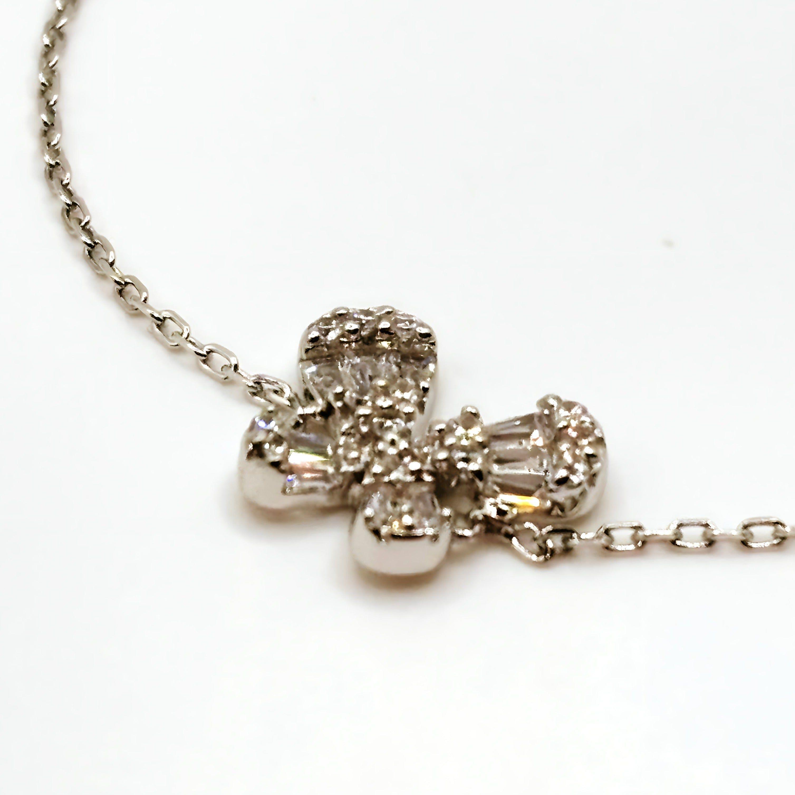 Pulsera con una Mariposa de Plata 925-3