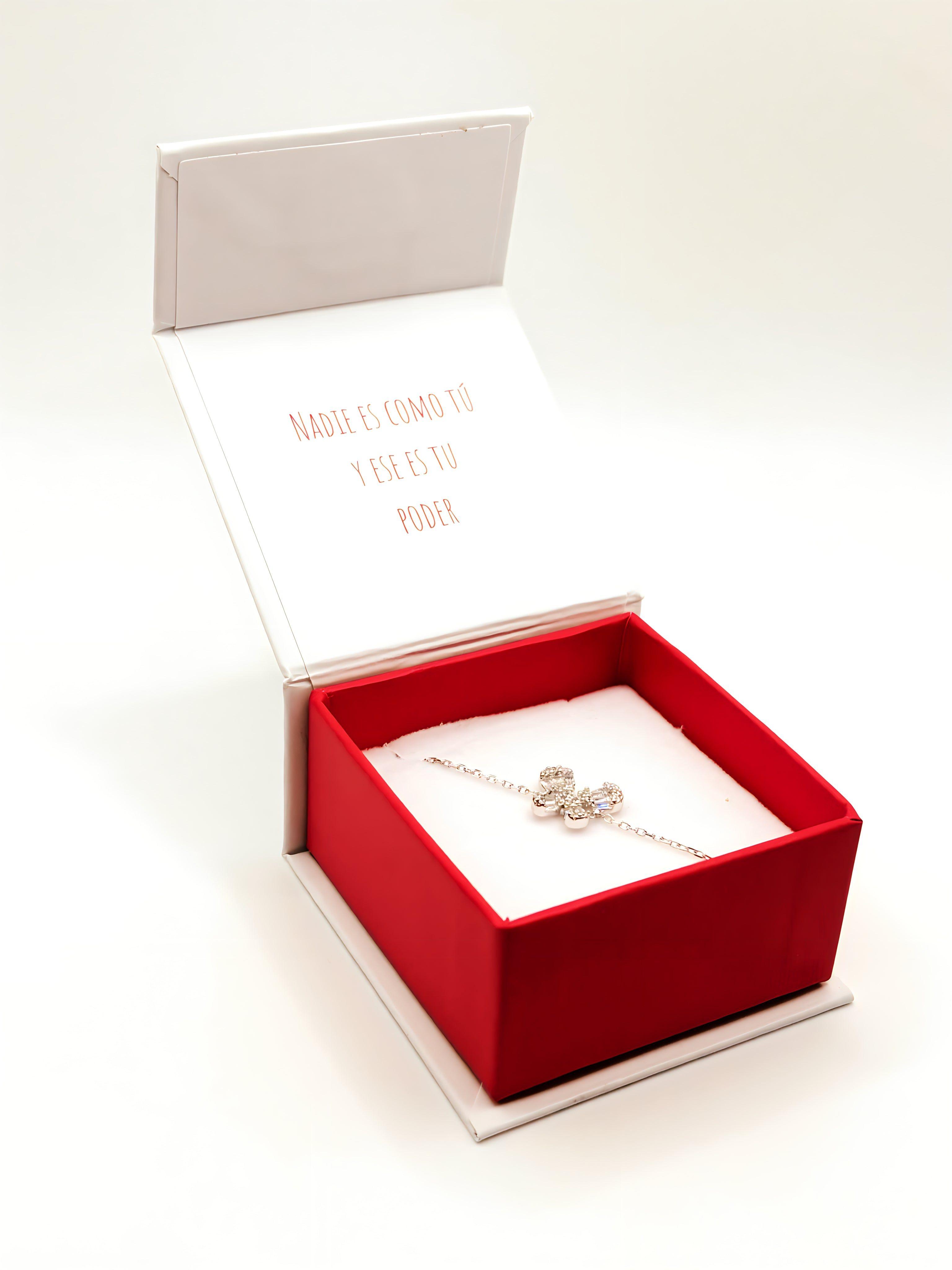 Pulsera con una Mariposa de Plata 925-4