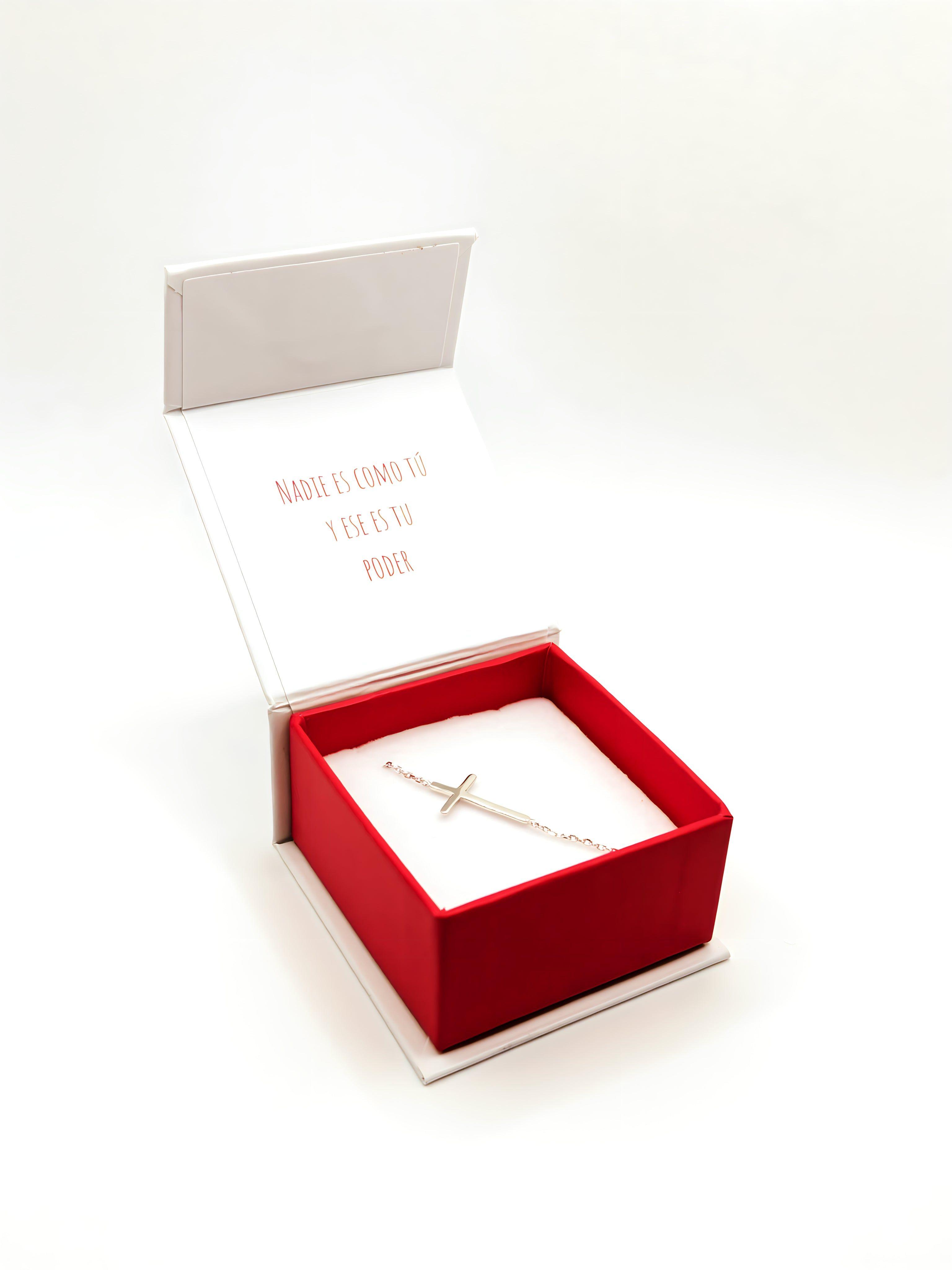 Pulsera con una Cruz de Plata 925-3
