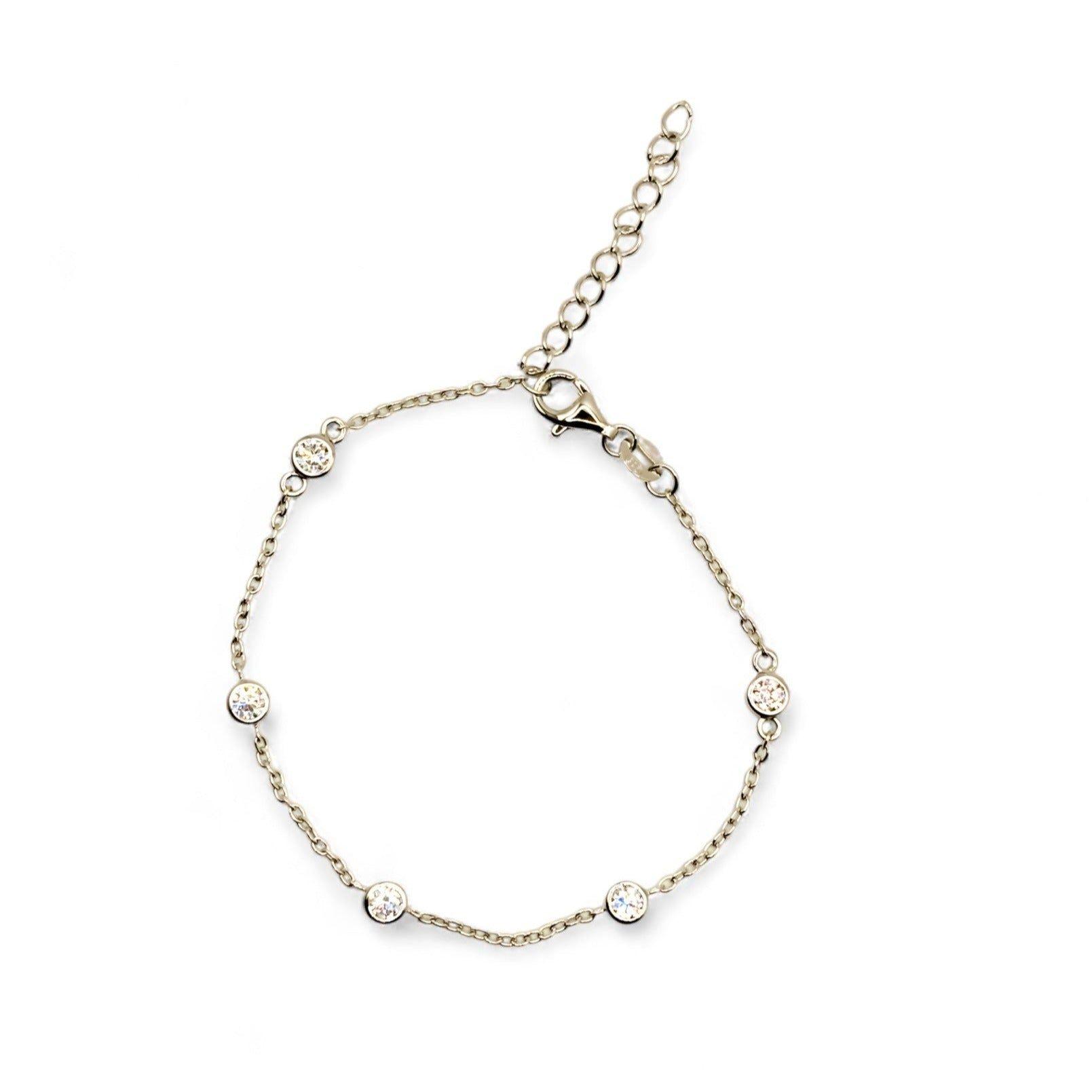 Pulsera con Circones de Plata 925-0
