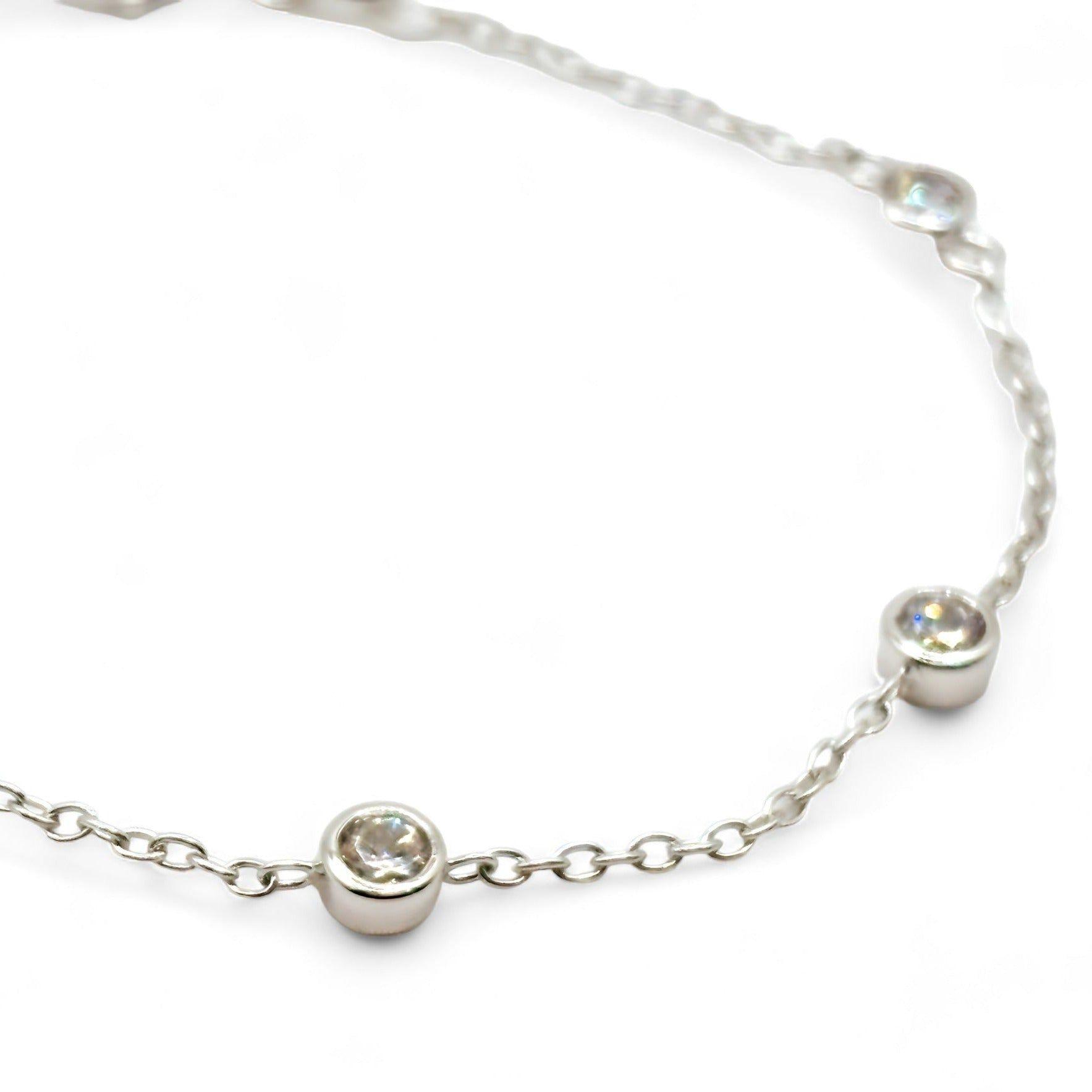 Pulsera con Circones de Plata 925-2