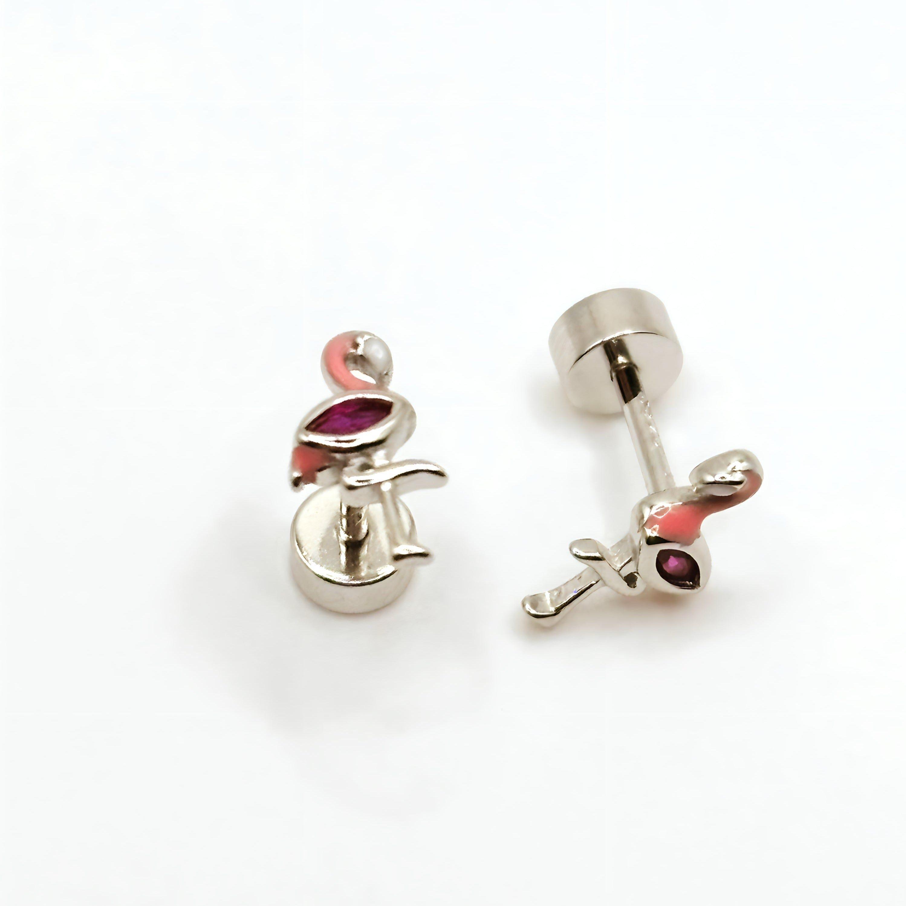Aros de Flamenco de Plata 925-2