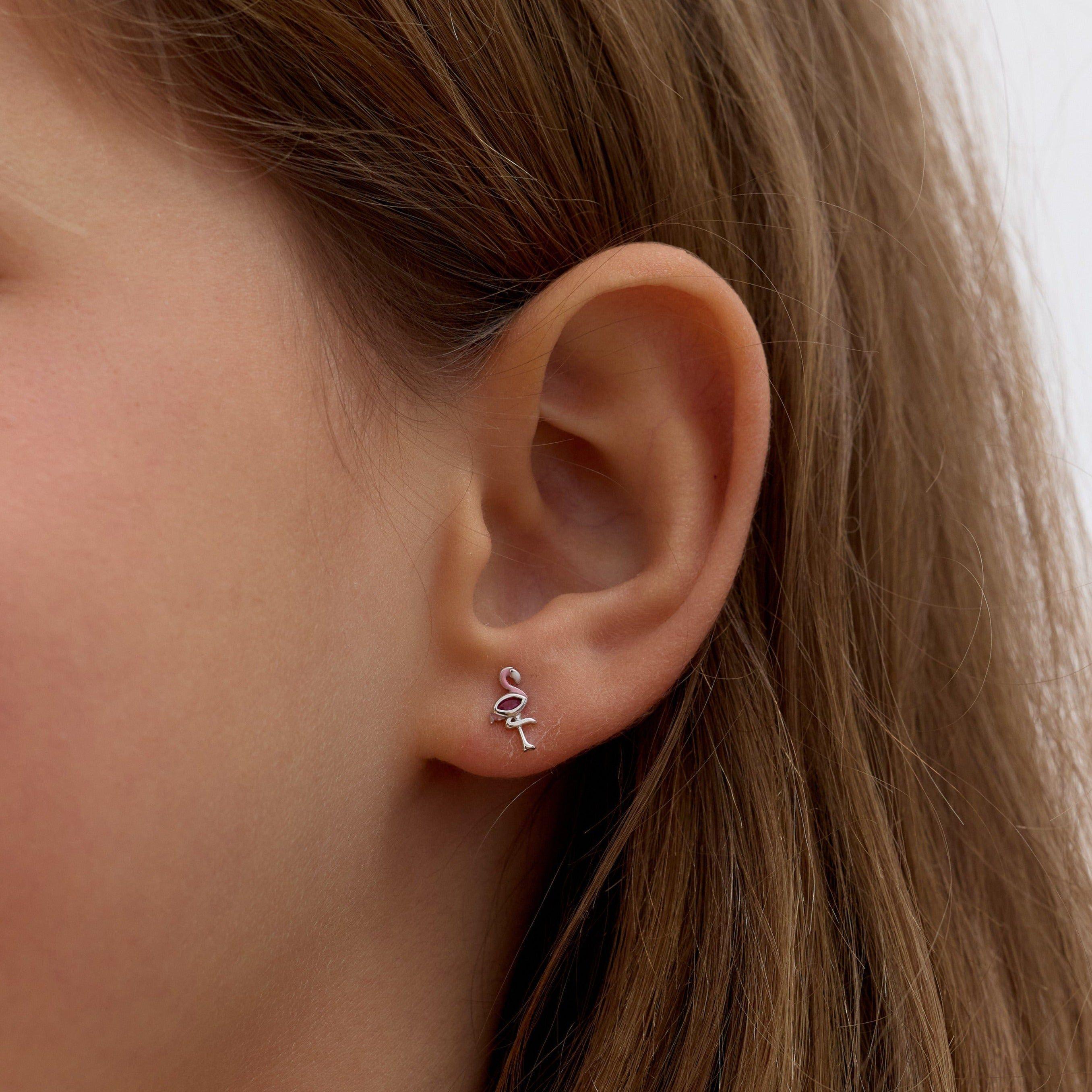Aros de Flamenco de Plata 925-3
