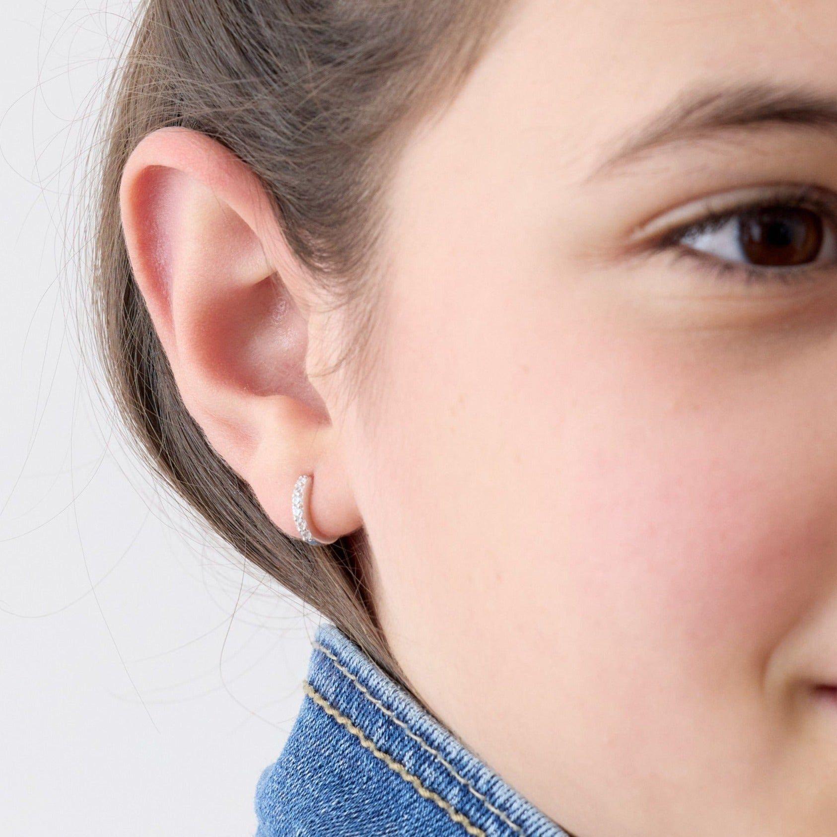 Aro Argollas con Circones de Plata 925-3