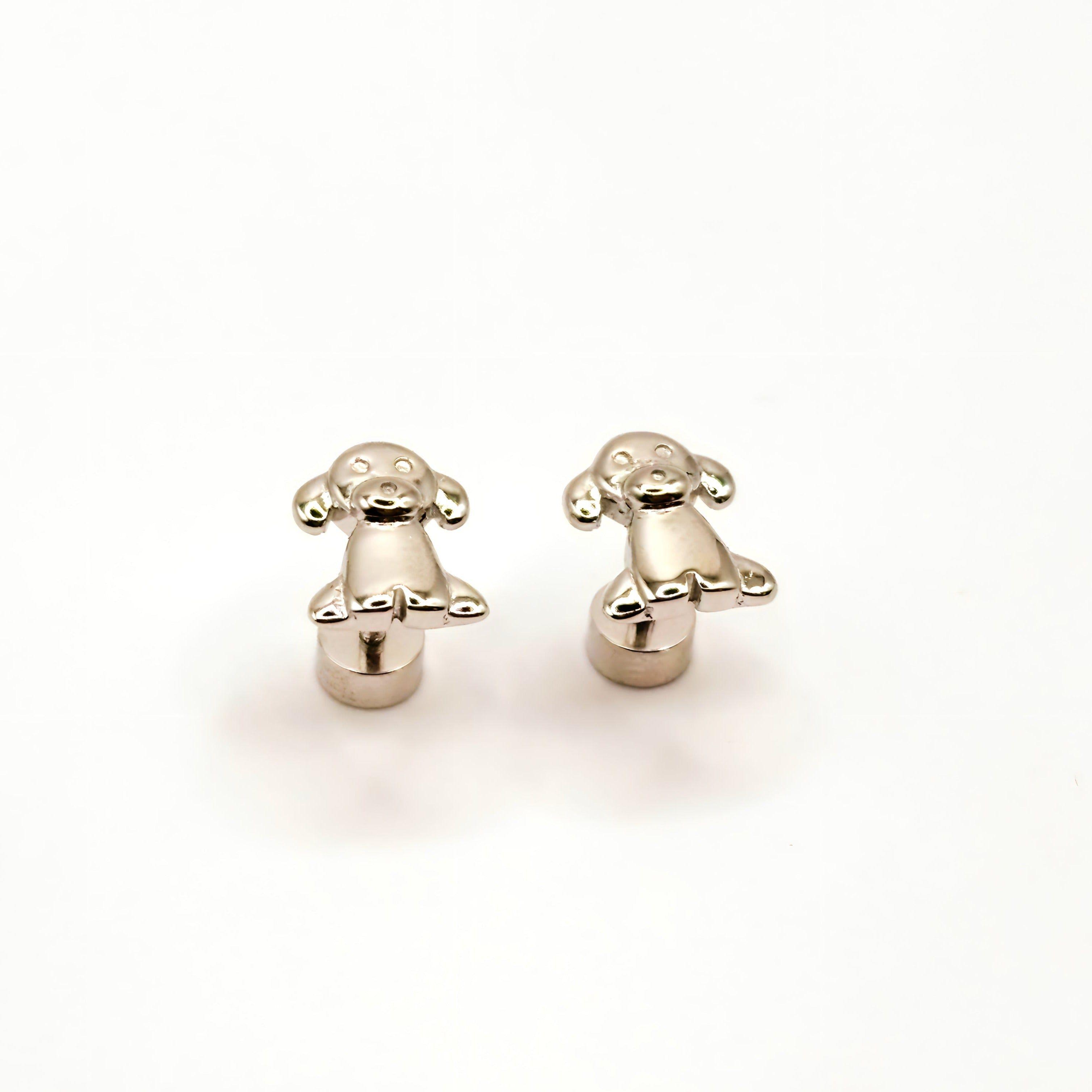 Aros de Perrito de Plata 925-2