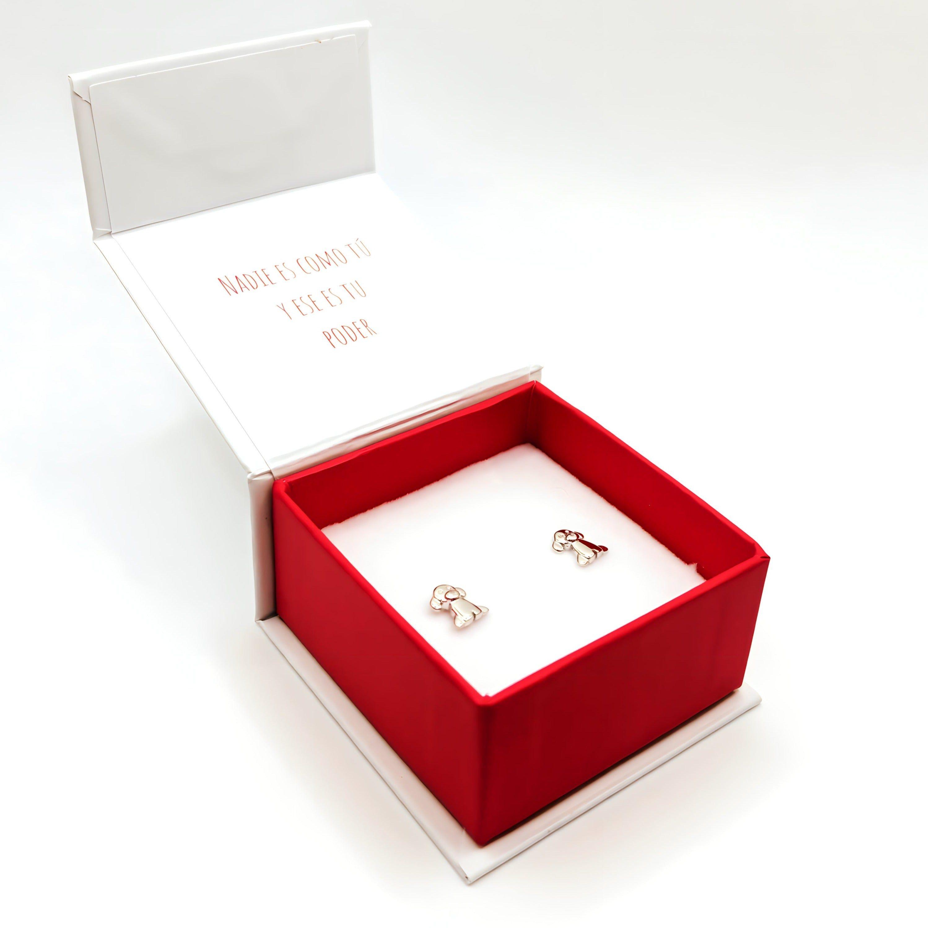 Aros de Perrito de Plata 925-4
