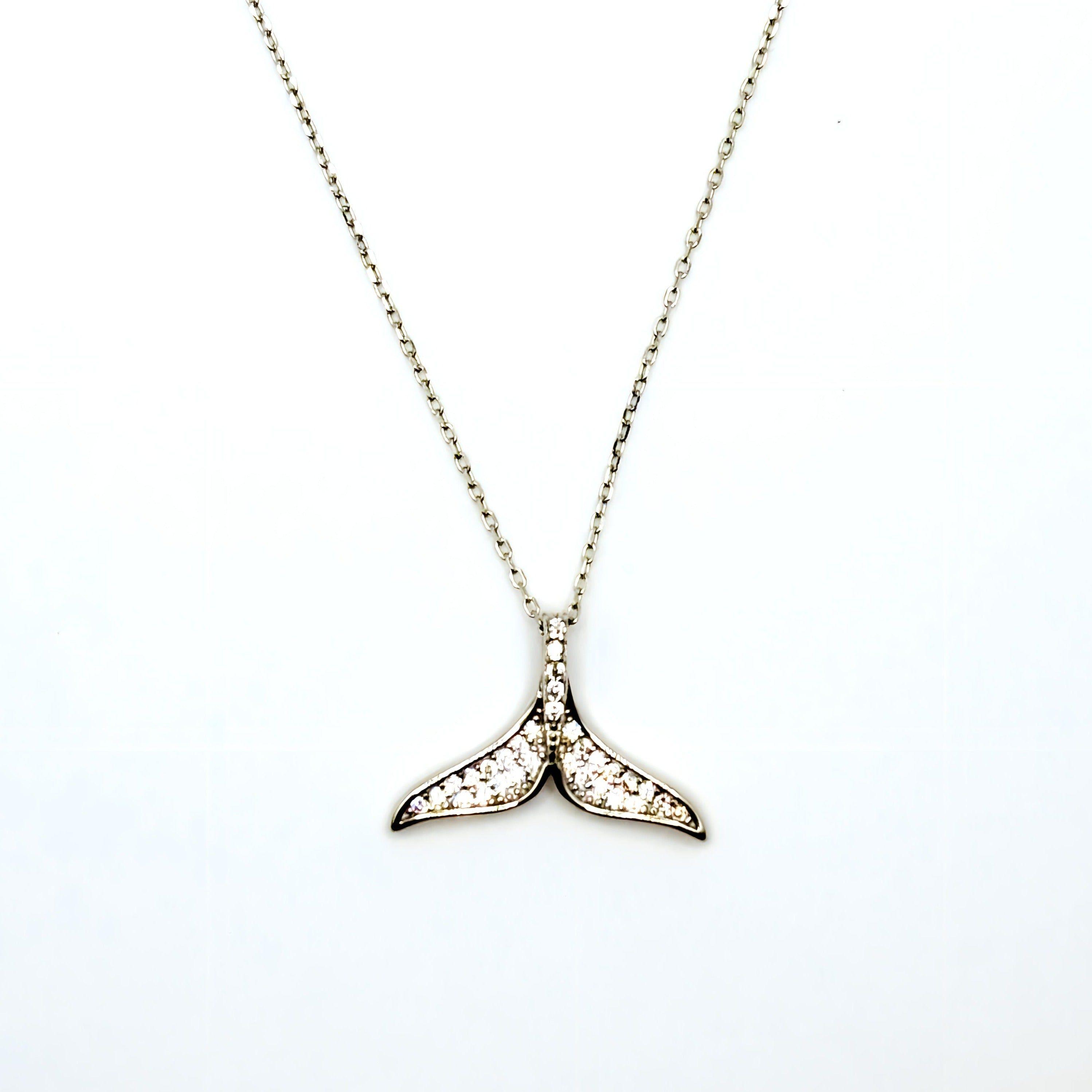 Collar de Cola de Ballena con Circones de Plata 925-4