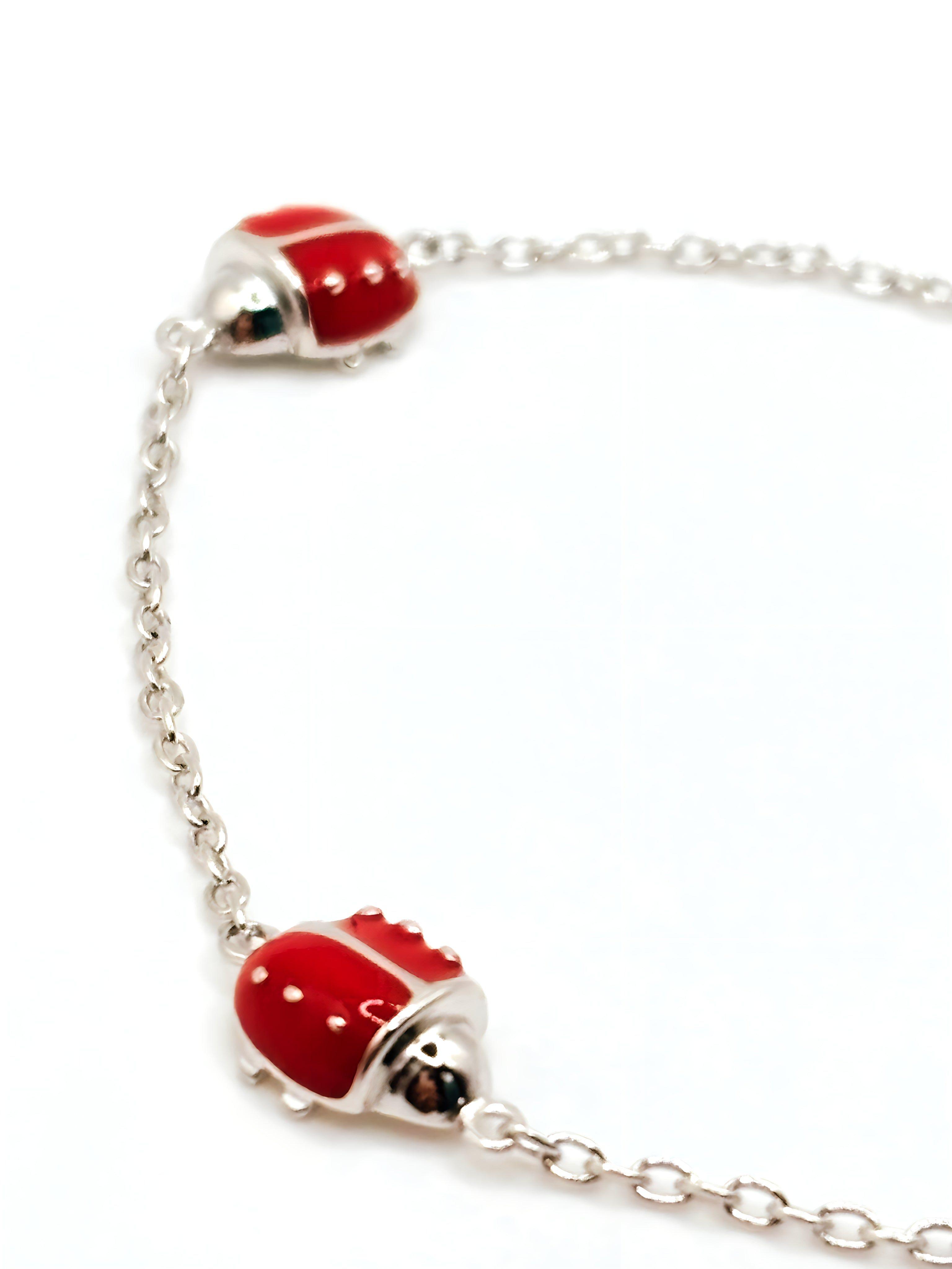 Pulsera con Chinitas de Plata 925-4