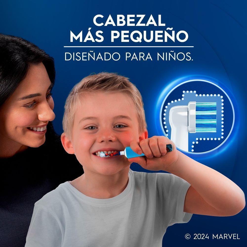 Cepillo de Dientes Eléctrico Infantil Oral-B Marvel Spider-Man 1 Ud-2