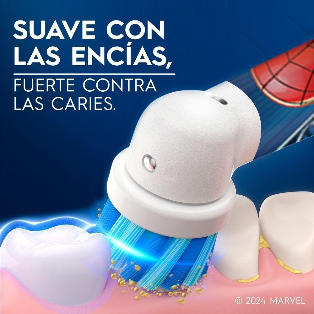 Cepillo de Dientes Eléctrico Infantil Oral-B Marvel Spider-Man 1 Ud-3