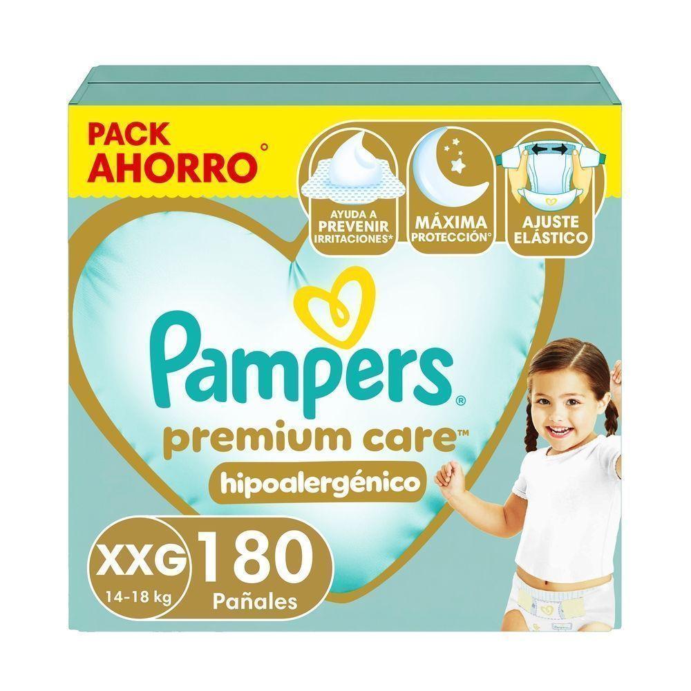 Pañal Pampers Premium Care Tamaño XXG 180 Un-0