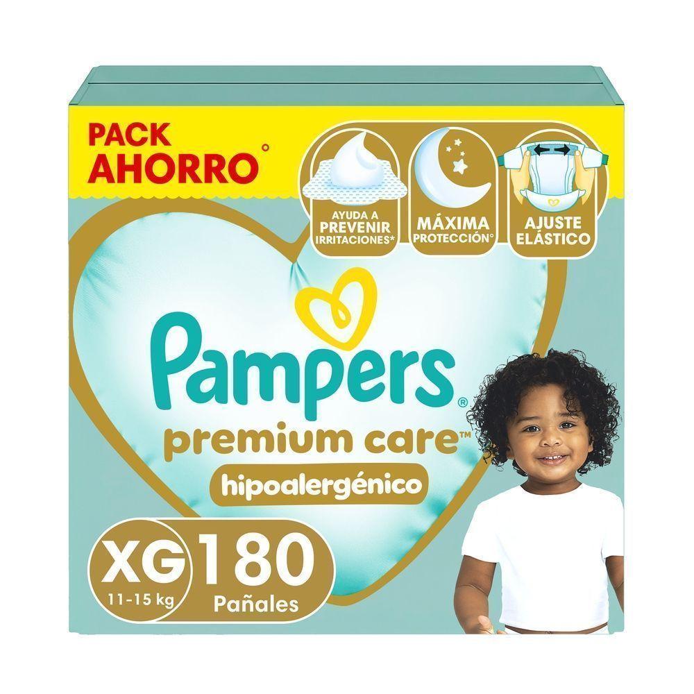 Pañal Pampers Premium Care Tamaño XG 180 Un-0