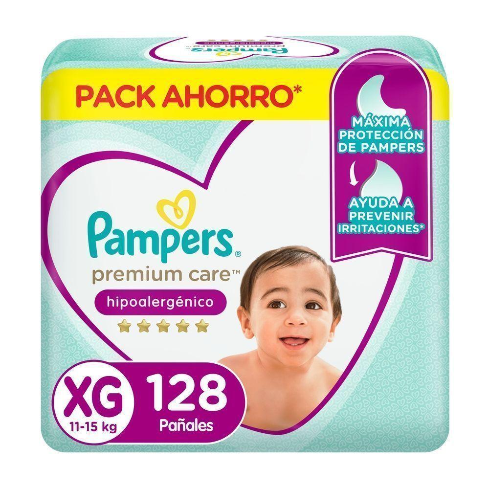 Pañales Pampers Premium Care Talla XG con 128 U de 11 a 15kg-0
