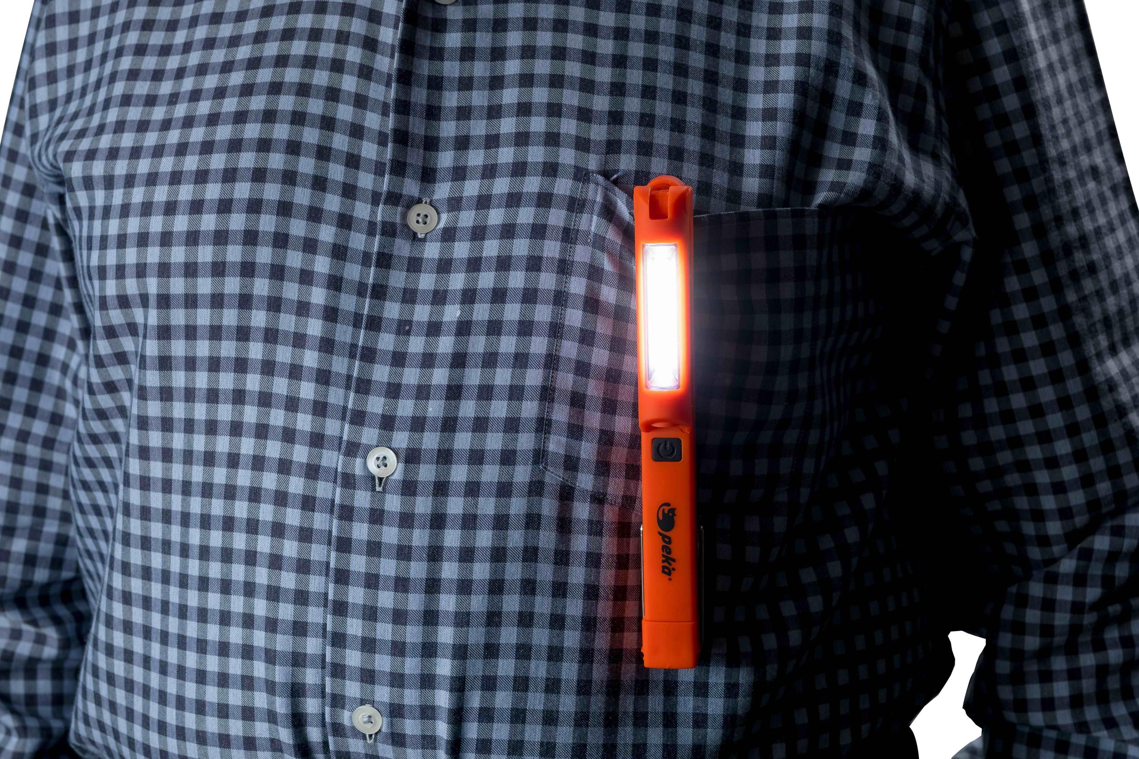 Linterna lápiz recargable con dos fuentes de luz-3