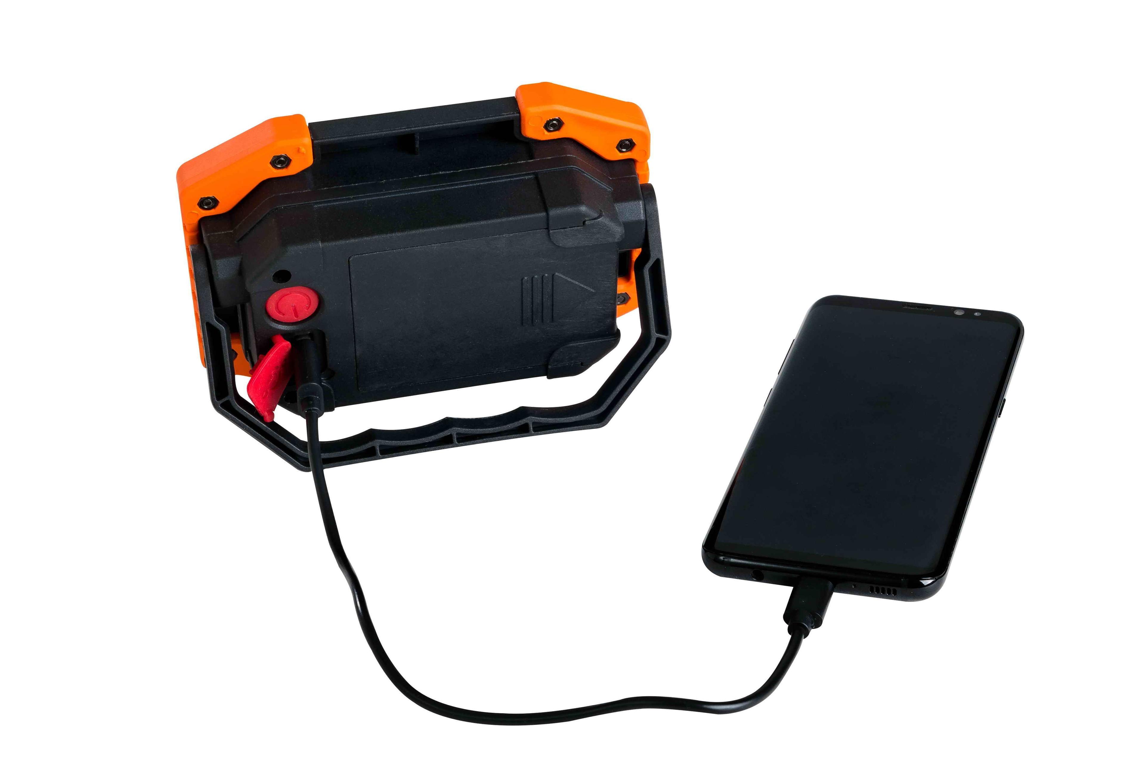 Linterna Led recargable con alimentación dual-4