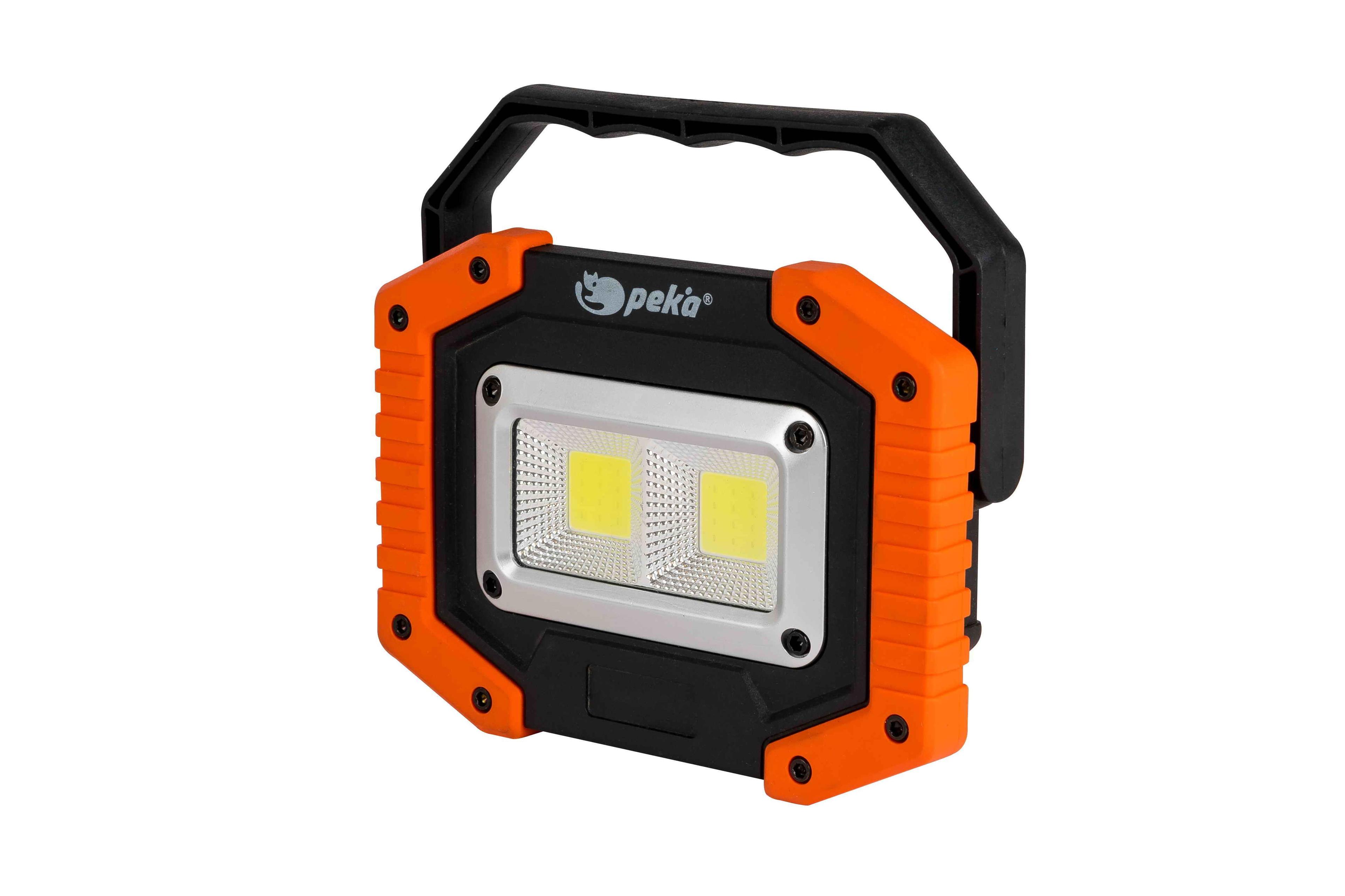 Linterna Led recargable con alimentación dual-2