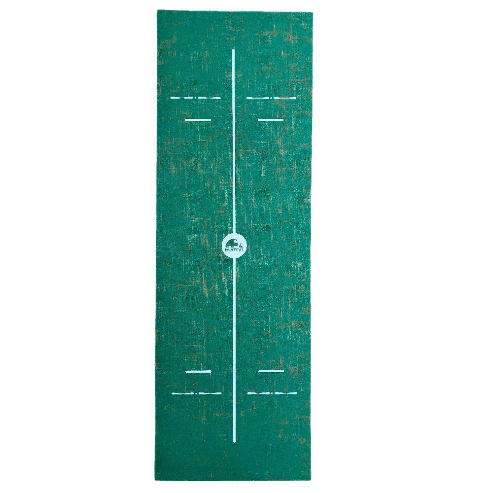 Mat de yoga Yute orgánico Turquesa 5 mm-1