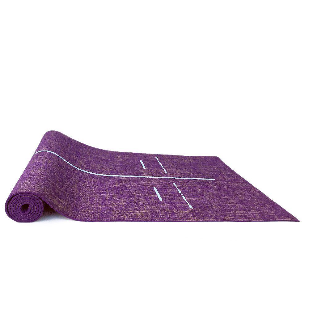 Mat de yoga Yute orgánico Morado 5 mm-0