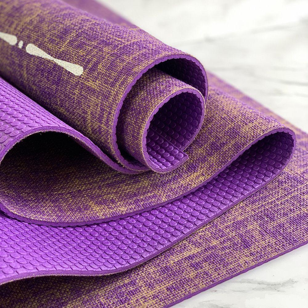 Mat de yoga Yute orgánico Morado 5 mm-5