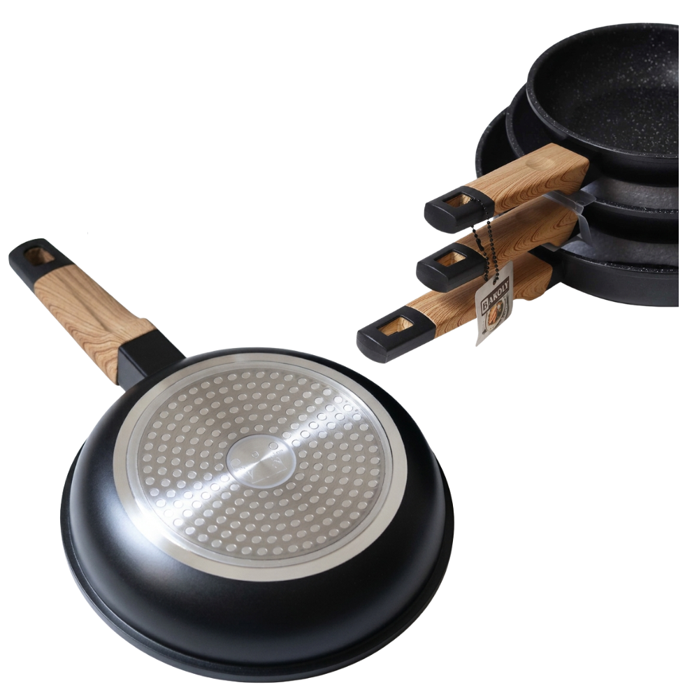 Set Cocina Premium Antiadherente Cerámico Ollas Y Sartenes-3