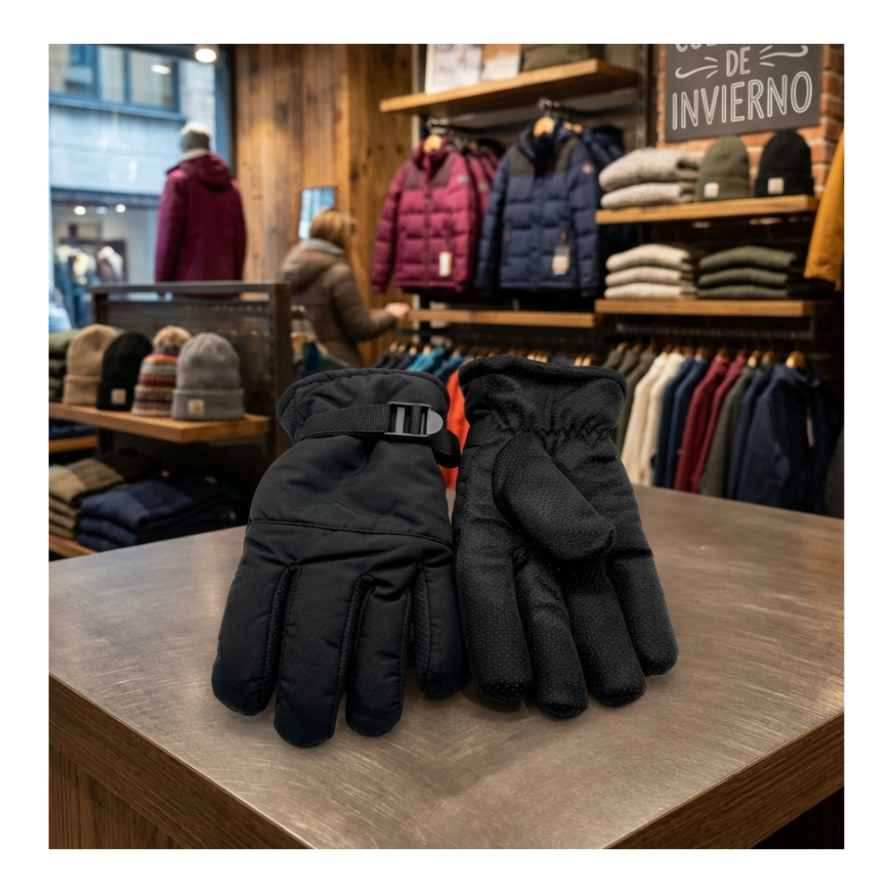 Guantes para Nieve y Montañismo Térmicos con Agarre Antideslizante-7