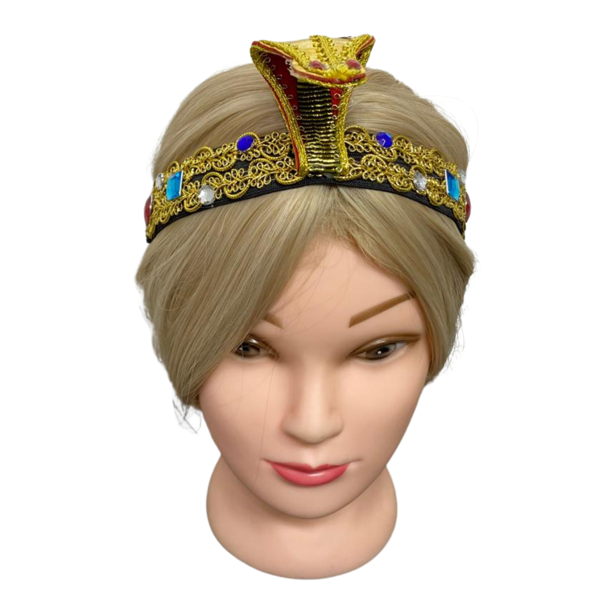 2 Tocados Cleopatra Reina Egipcia Cintillo Halloween 2025-2