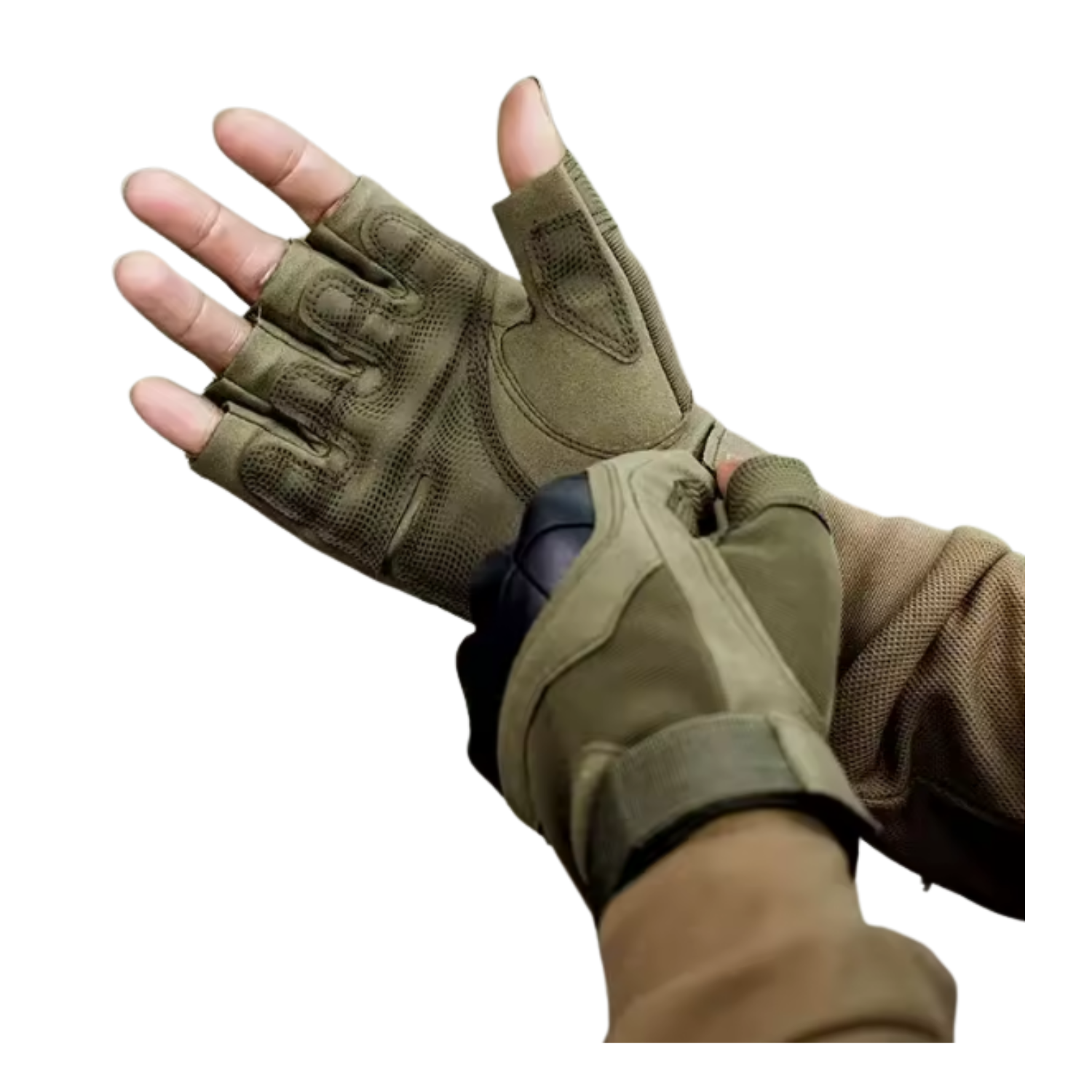 Guante Corto Táctico Militar Moto Bicicleta Airsoft-1