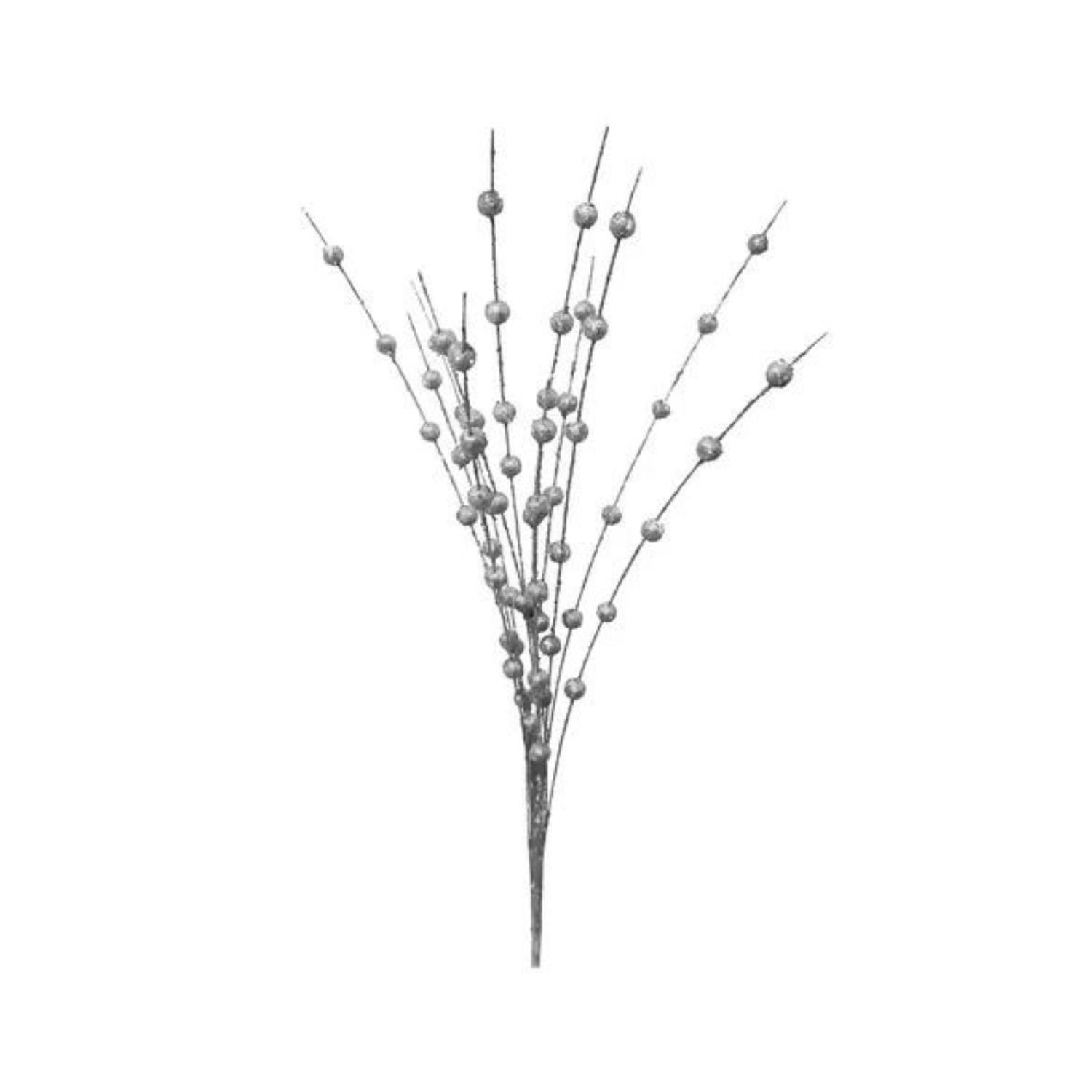 Ramas De Navidad Bayas Con Tallo De Acebo Navideño X (01) Und-0
