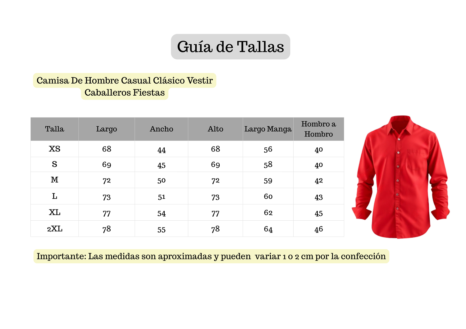 Camisa De Hombre Casual Clasico Vestir Caballeros Fiestas-3