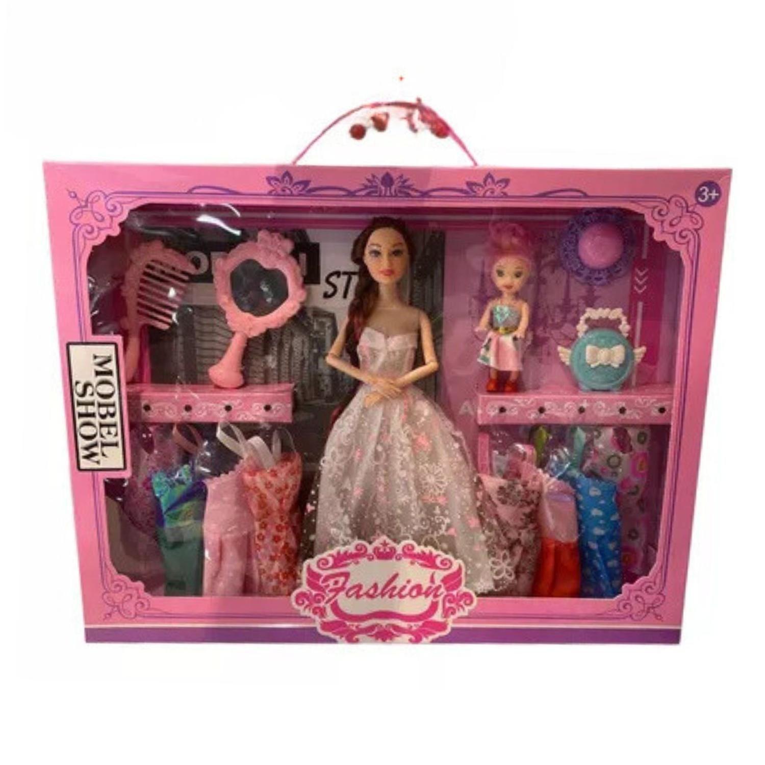 Muñeca Armario Ropa Vestuario Niña Juguete Fashion-2