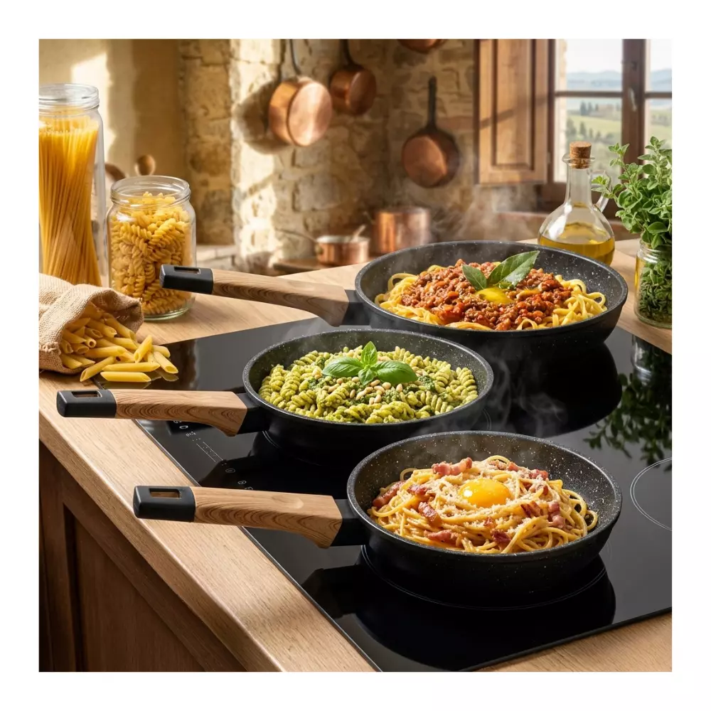 Pack 3 Sarten 20, 24 Y 28 Cm Set De Sartenes Ceramicos-7