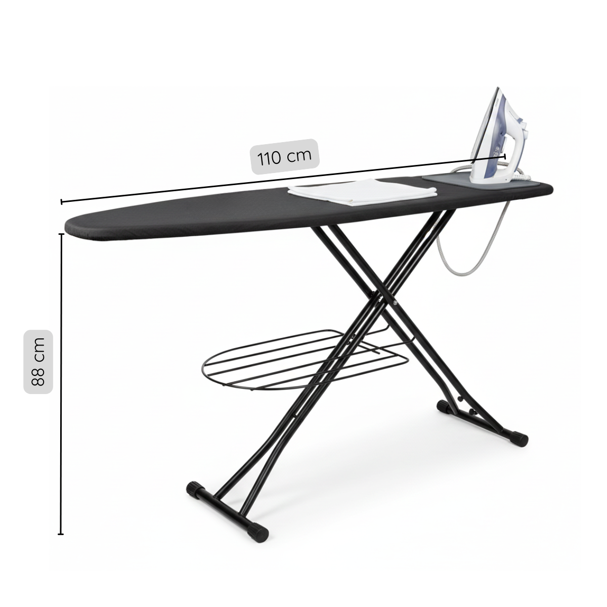 Tabla De Planchar Premium Con Funda Silicon Desmontable Colores Surtidos Mesa De Planchar Metal-6