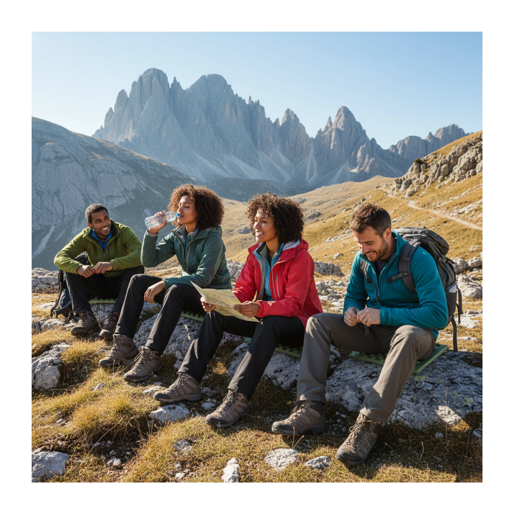 Cojín Asiento Plegable De Espuma Alfombrilla Camping-5