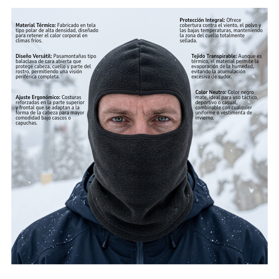 Pack 12 Balaclava Pasamontañas De Invierno Para Motos Esquí Ciclismo-5
