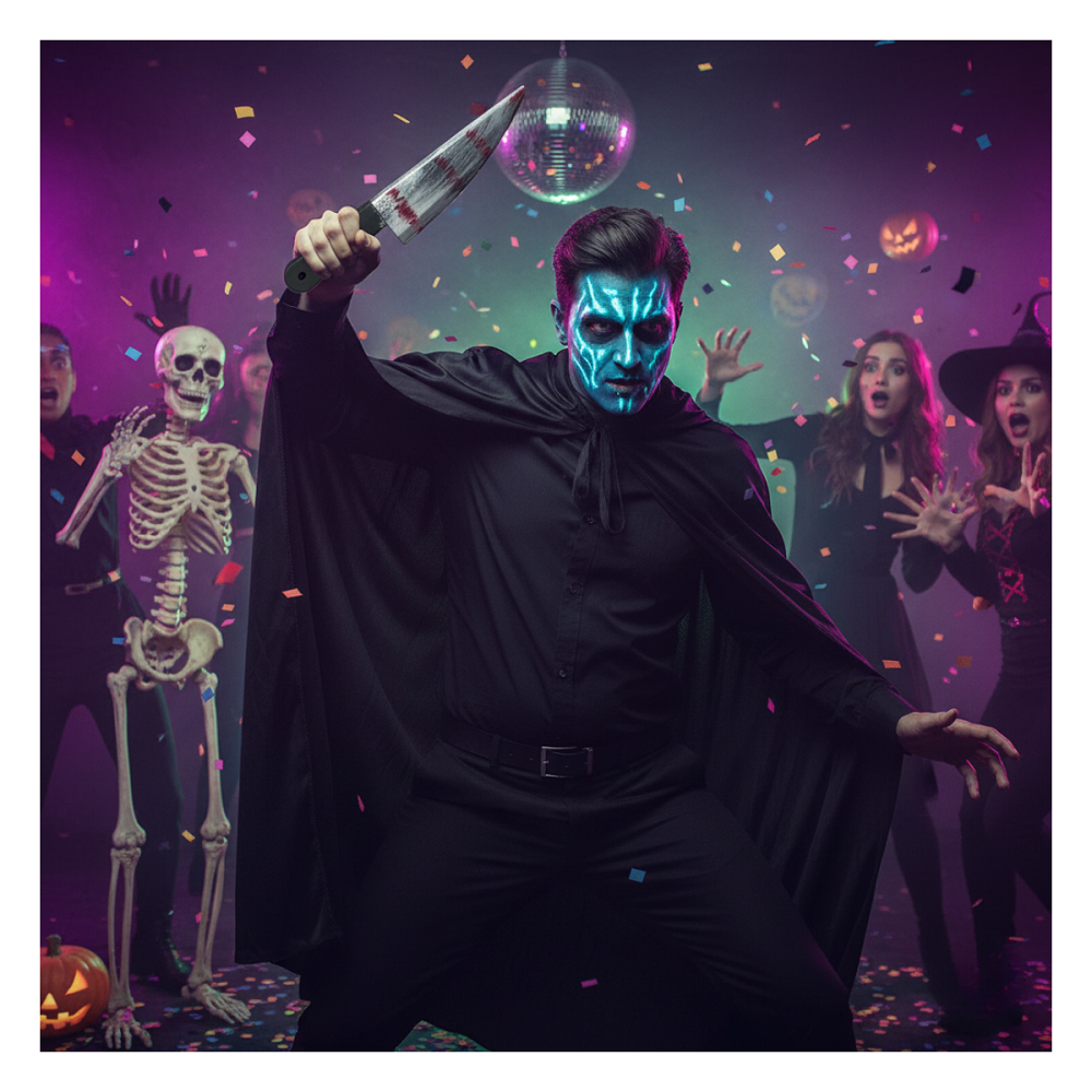 Pack 2 Cuchillos Con Sangre Juguete Halloween 2025-3